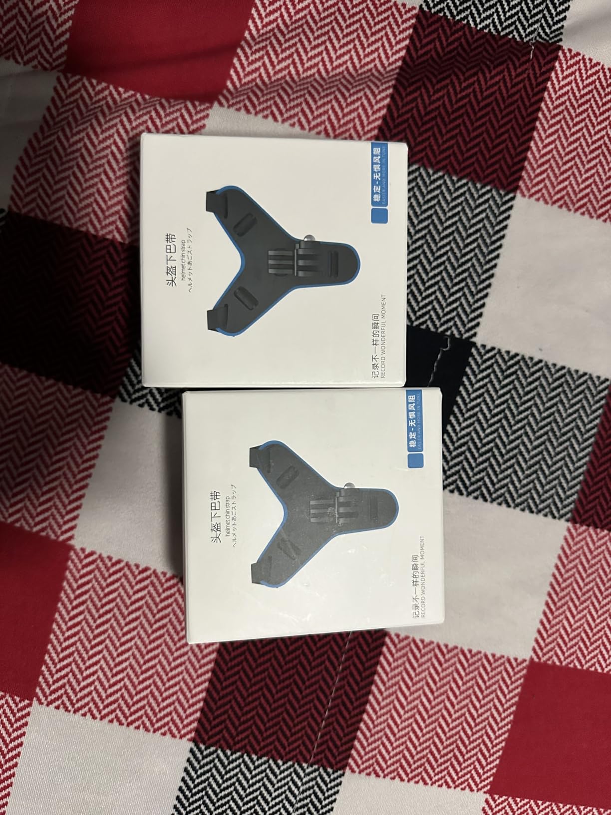 SUREWO Motorcycle Helmet Chin Strap Mount for GoPro Hero 13/12/11/10/9/8/7/(2018)/6/5 Black,DJI Osmo Action 5 pro/4/3/2,Insta360 ONE R,AKASO/Campark/YI and More customer photo 2