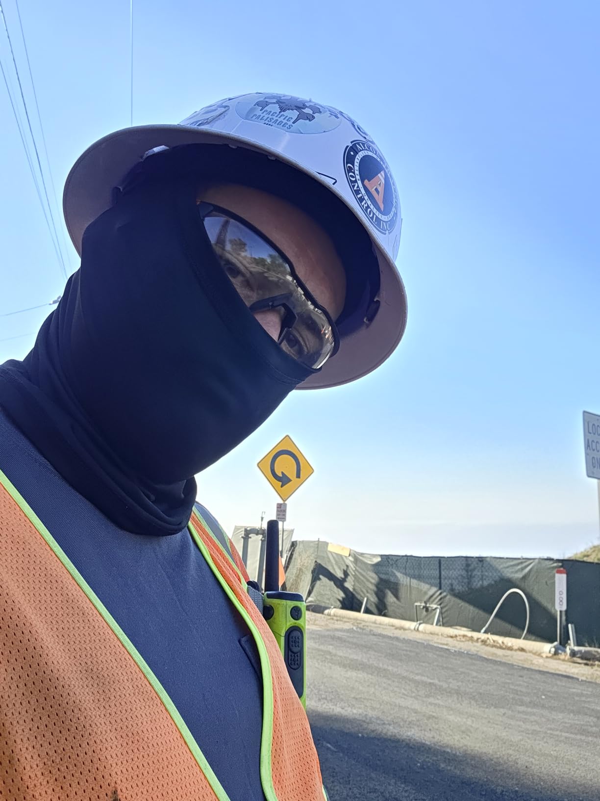 TICONN Neck Gaiter Face Cover Scarf, Neck Warmer Breathable Sun & Wind-proof for Skiing Fishing Hiking Cycling customer photo 1