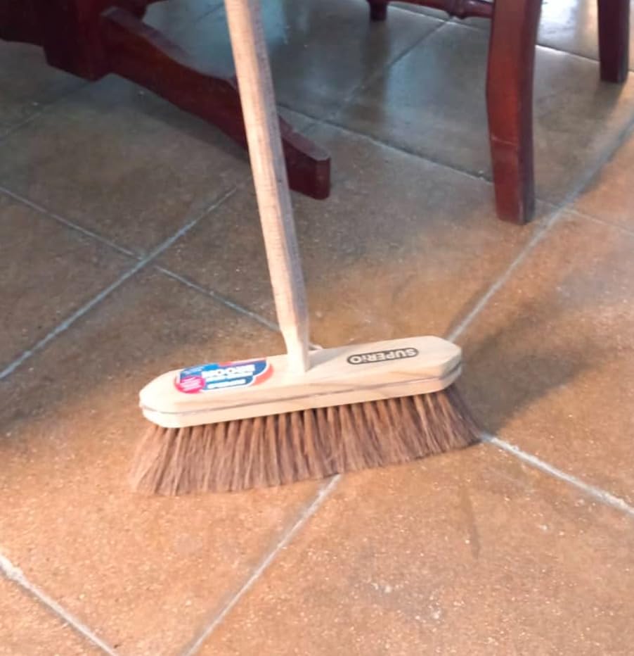 Refill Head for Kitchen and Home - Heavy Duty Household Broom for Easy Sweeping Dust and Wisp Floors and Corners (Horsehair) customer photo 2