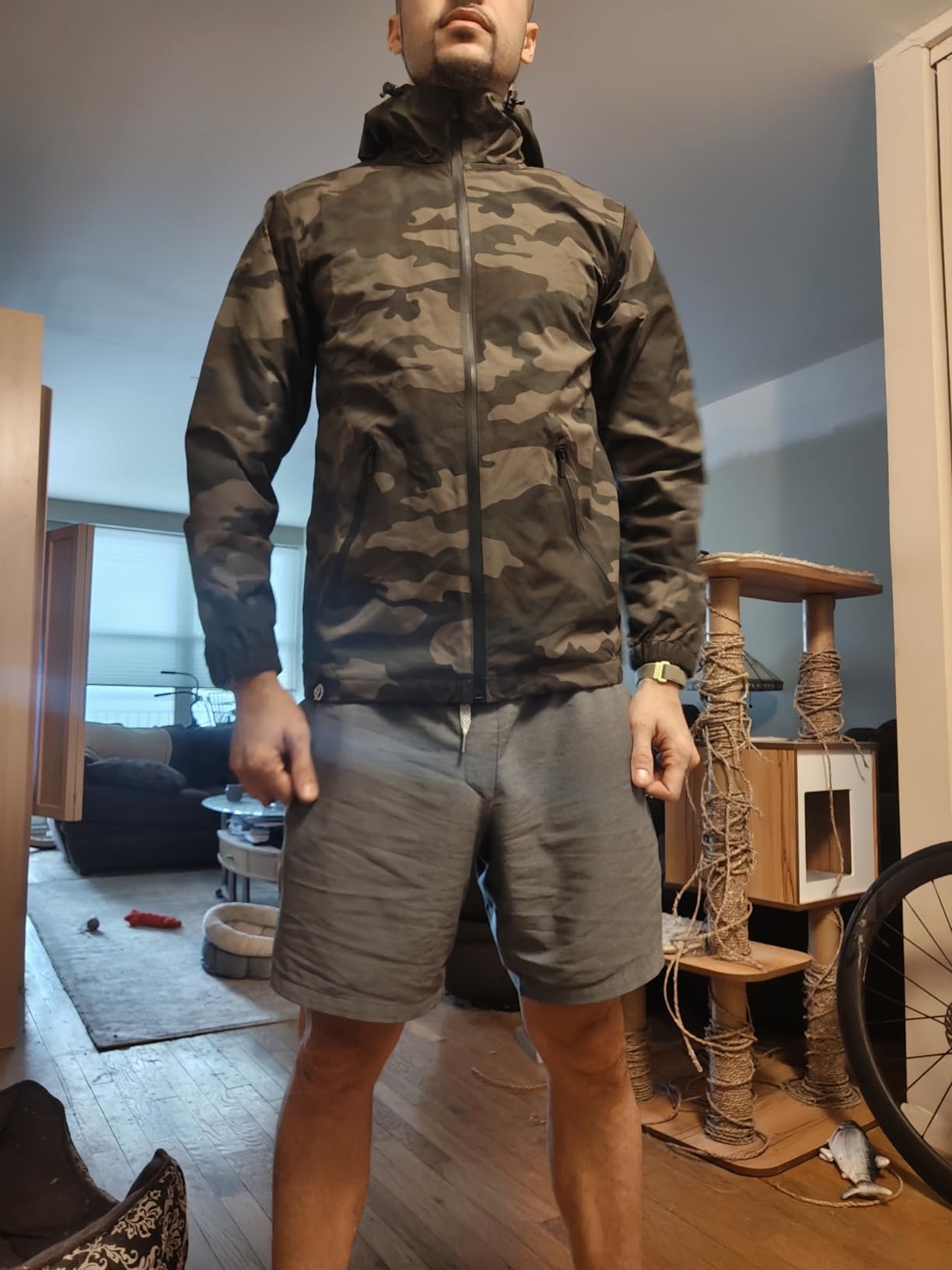 Quikflip 2-in-1 Reversible Backpack Jacket (As Seen on Shark Tank) Unisex Dryflip Rain Jacket 2.0 customer photo 1