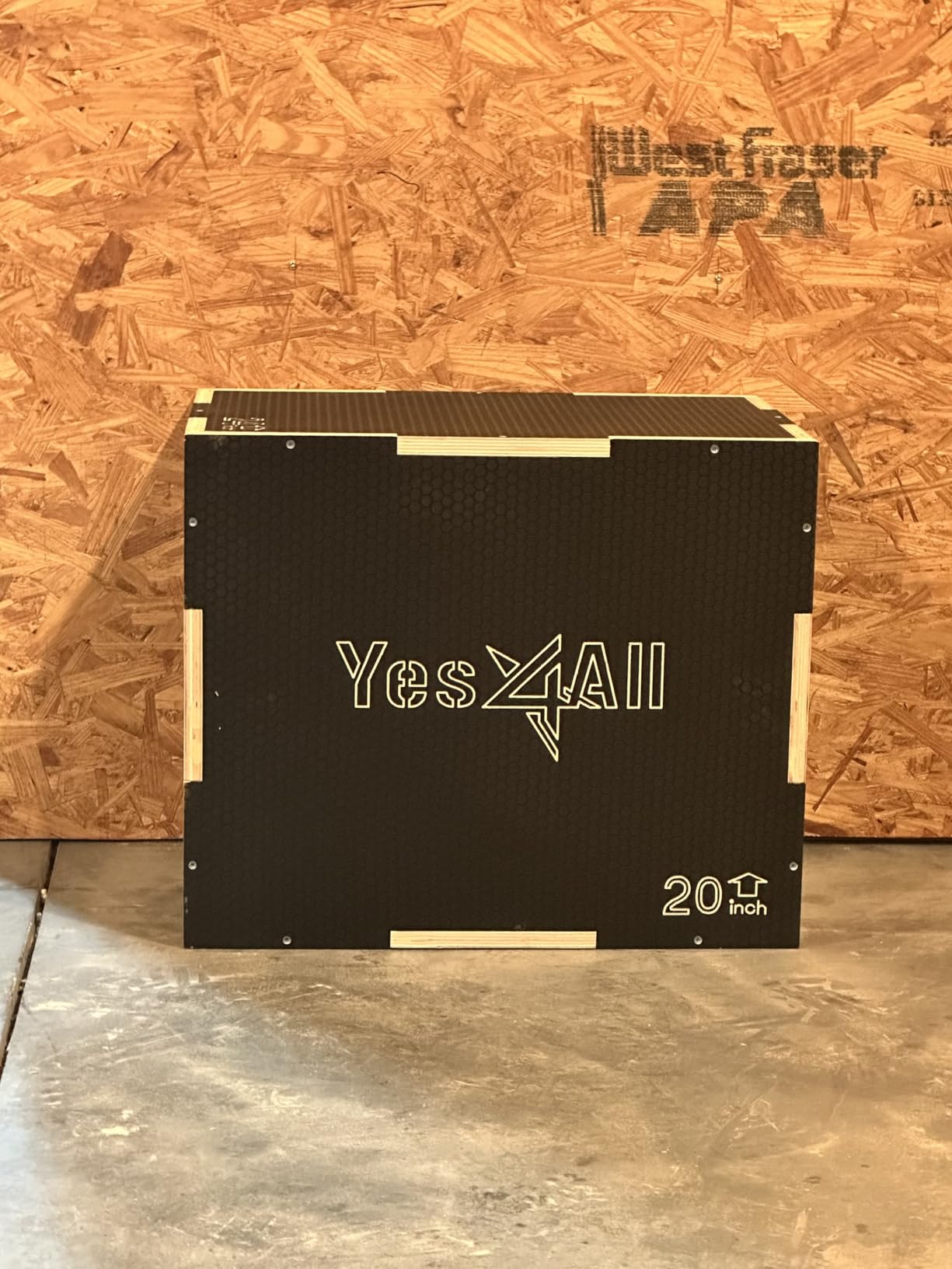 3 in 1 Non-Slip Wooden Plyo Box, Step Up Box for Workout, Plyometric Jump Box for Skipping, Jumping, Lunges, Squats, Dips customer photo 2