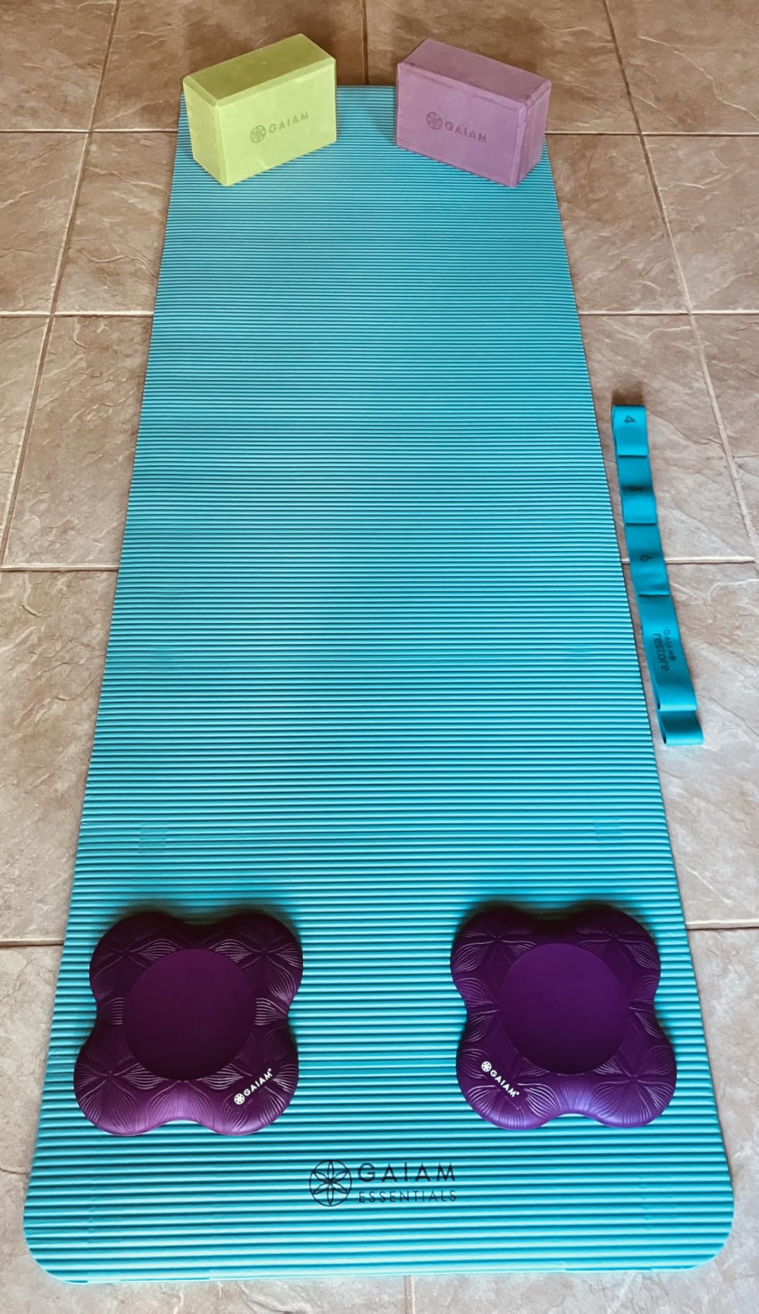 Gaiam Restore Resistance Band Stretching customer photo 1