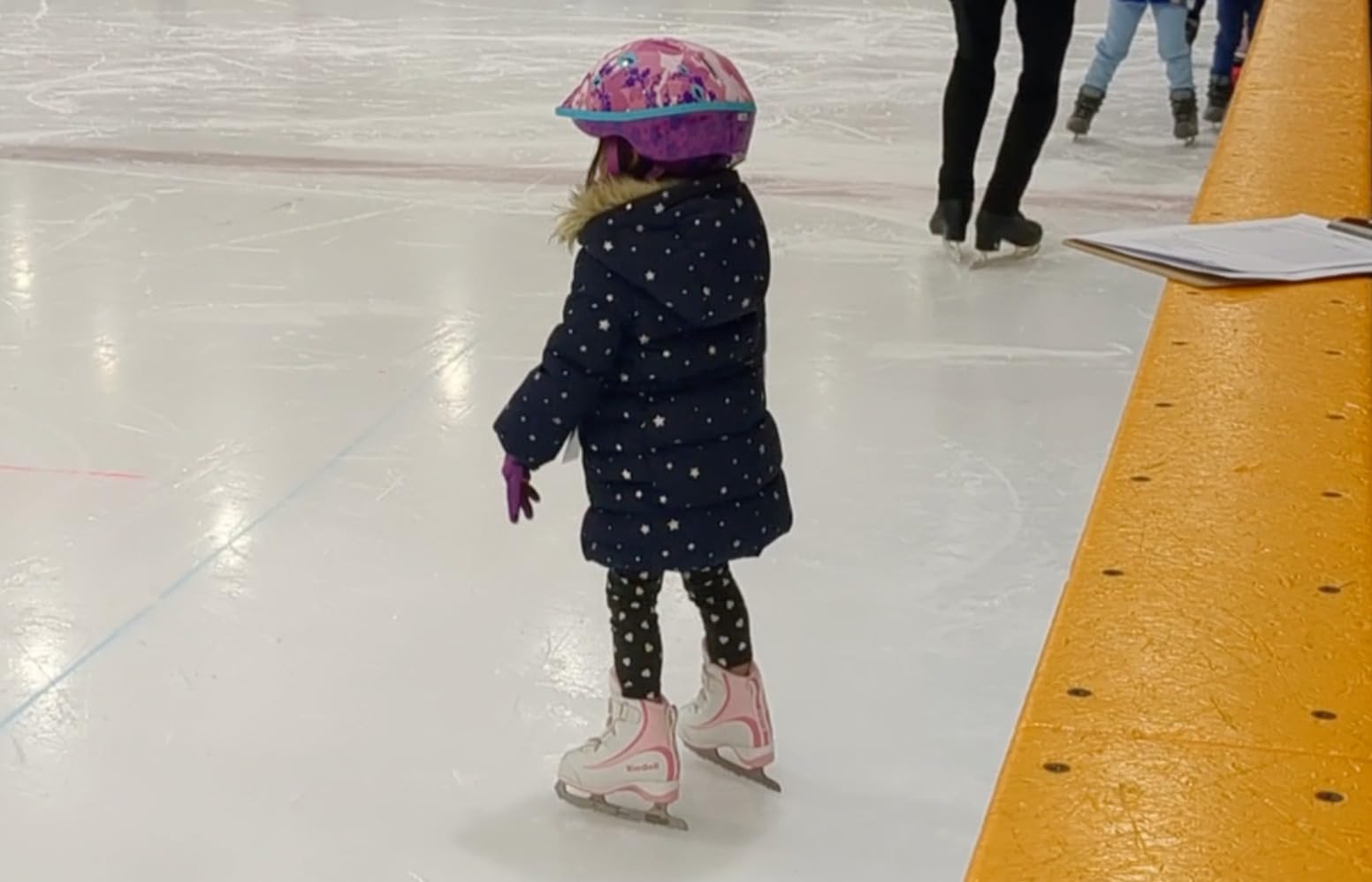 Riedell Soar Junior Kids Ice Skates for Girls and Boys - Sleek Insulated Skate Shoes with Foam-Backed Lining, Stainless Steel Blades, and PVC Soles customer photo 2