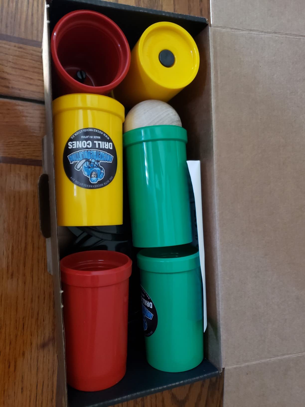 Hockey Revolution Lightweight Stickhandling Training Aid, Equipment for Puck Control, Reaction Time & Coordination - Light, Portable & Adjustable - Drill Cones customer photo 1