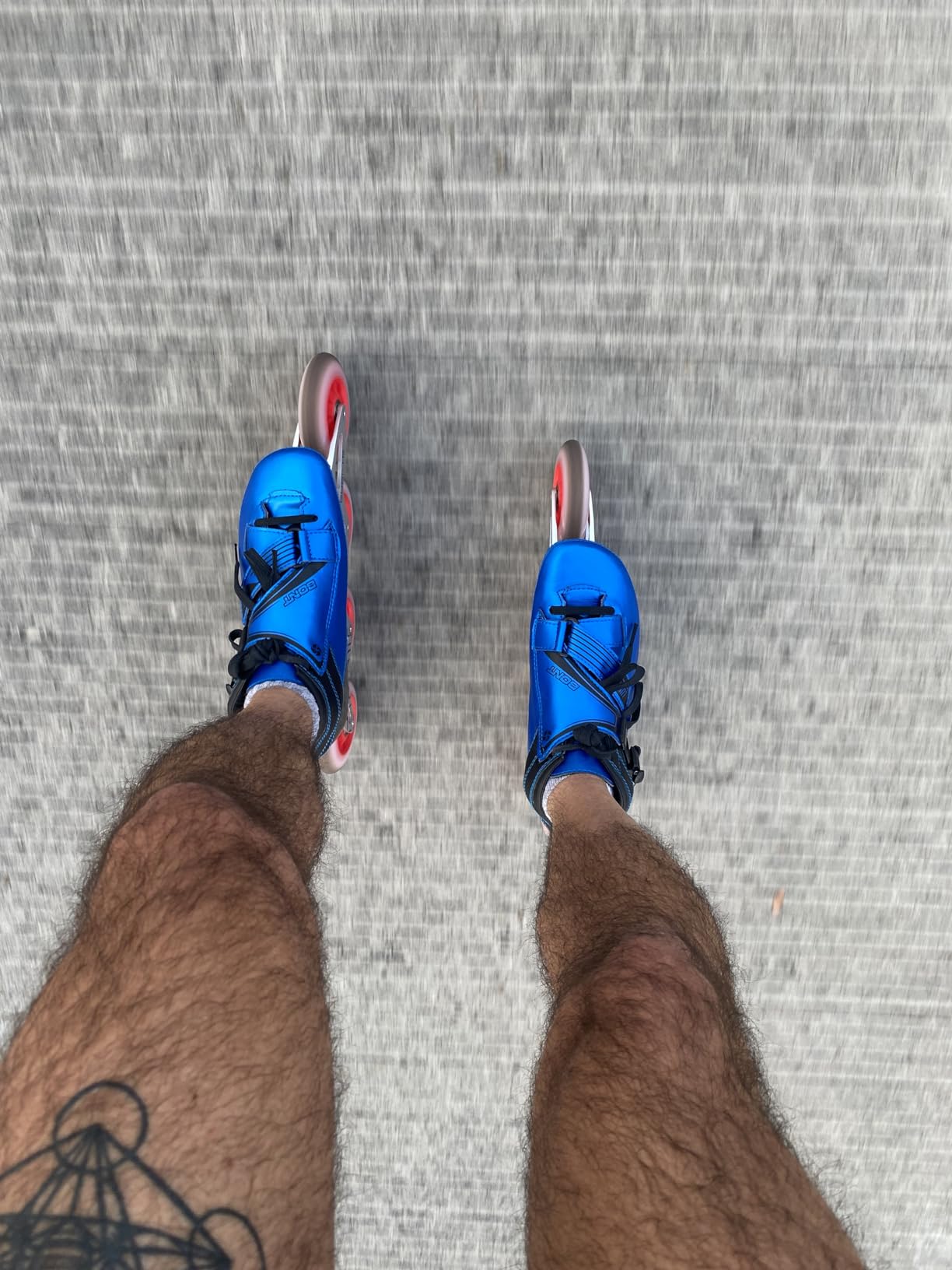 Bont Inline Speed Skating Racing Package - Luna Skate Boot + 2PF 6061 Frame + Elemental Wheels + ABEC7 Bearings - Youth - Boys - Girls - Men - Women customer photo 2