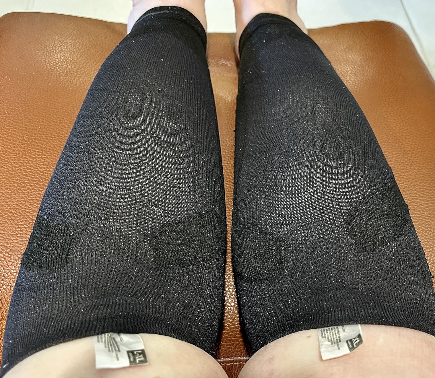 CAMBIVO 3-Pair Calf Compression Sleeves for Men & Women - Footless Socks for Shin Splints & Leg Pain Relief customer photo 1