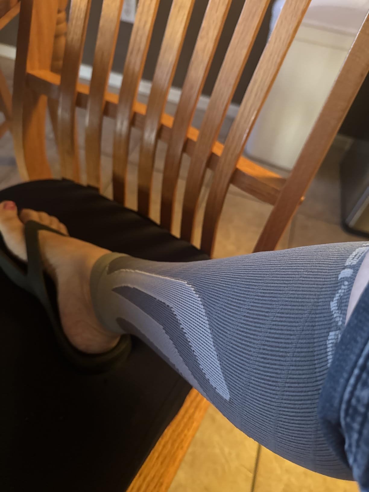 CAMBIVO 3-Pair Calf Compression Sleeves for Men & Women - Footless Socks for Shin Splints & Leg Pain Relief customer photo 2