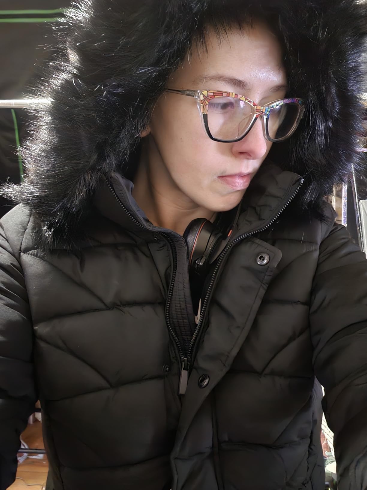 BINACL Women's Winter Warm Thicken Long Outwear Pockets Coat Parka Jacket XS-3XL customer photo 2