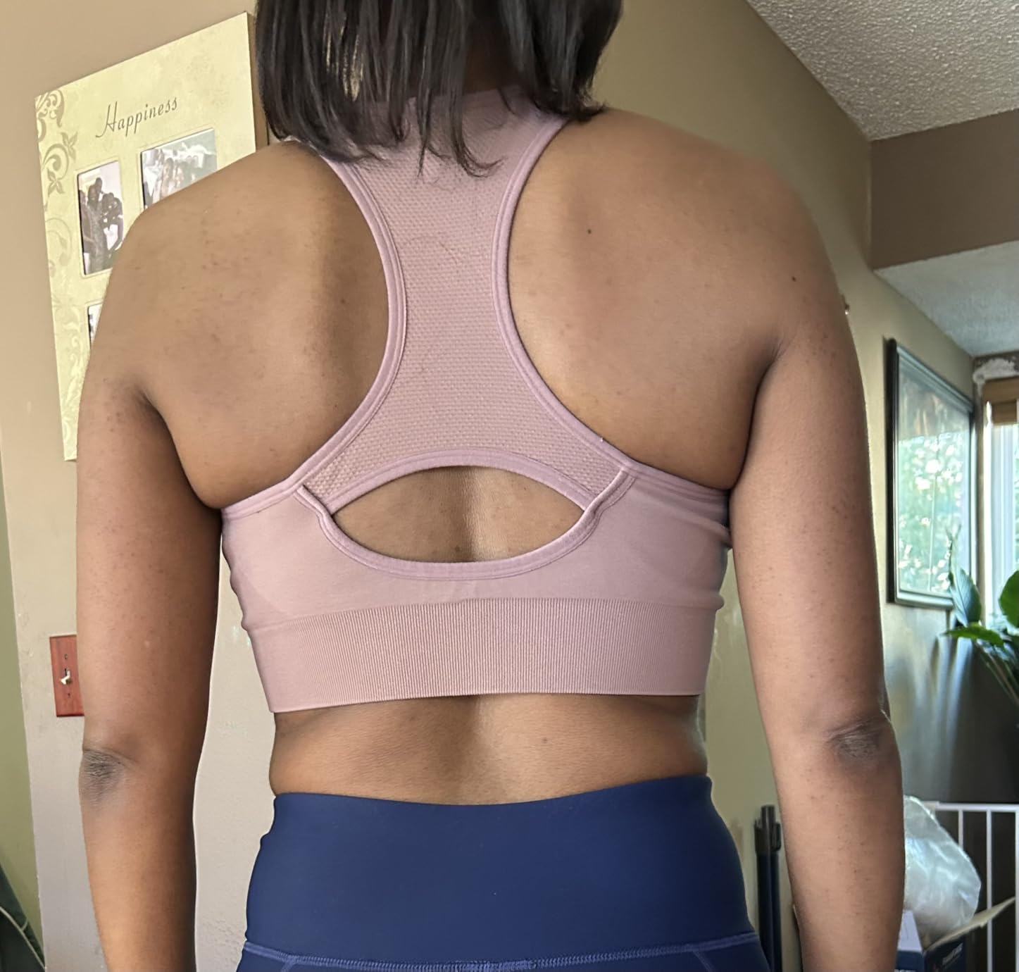 Heathyoga High Impact Sports Bras for Women High Support Padded Sports Bra Pack Racerback Bras for Women Workout Bra Sets customer photo 2