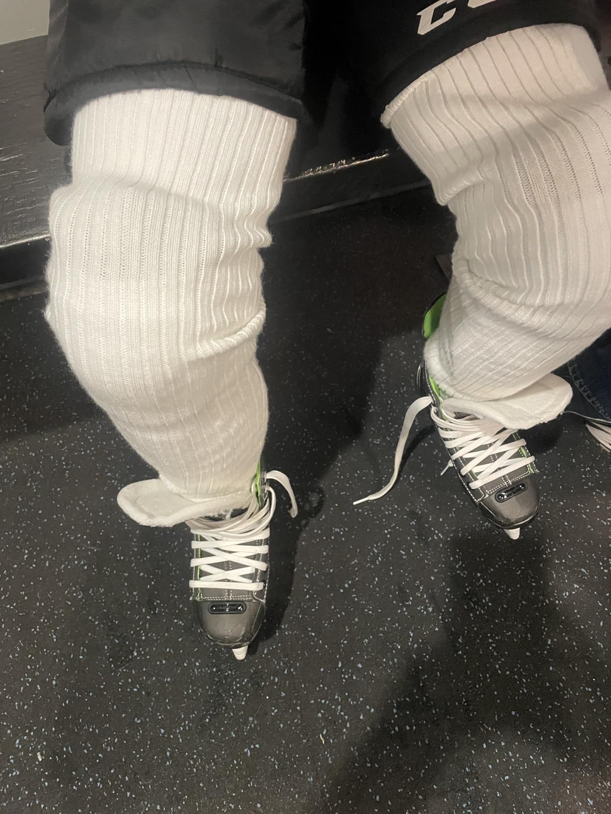Rib Knit Ice Hockey Socks- Youth and Adult Sizes- Made in the USA customer photo 1