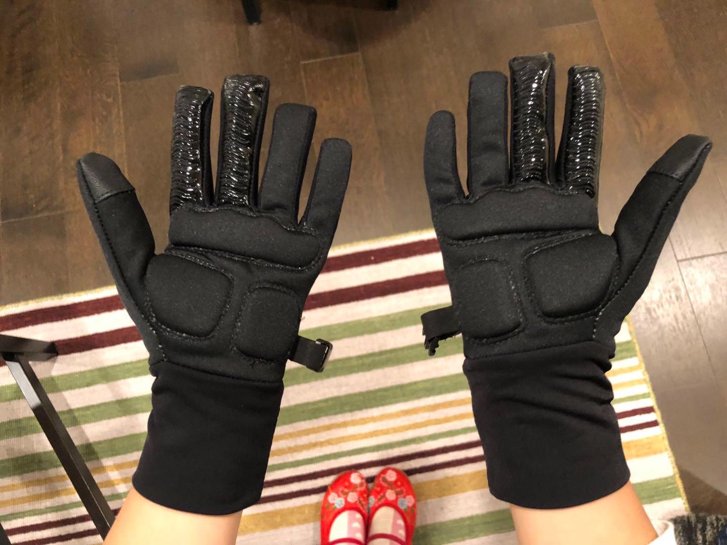 Skating Spirit Gel Padded Palm Protection Gloves for Kids and Adults, Water Resistant Warm Touchscreen Non Slip customer photo 1