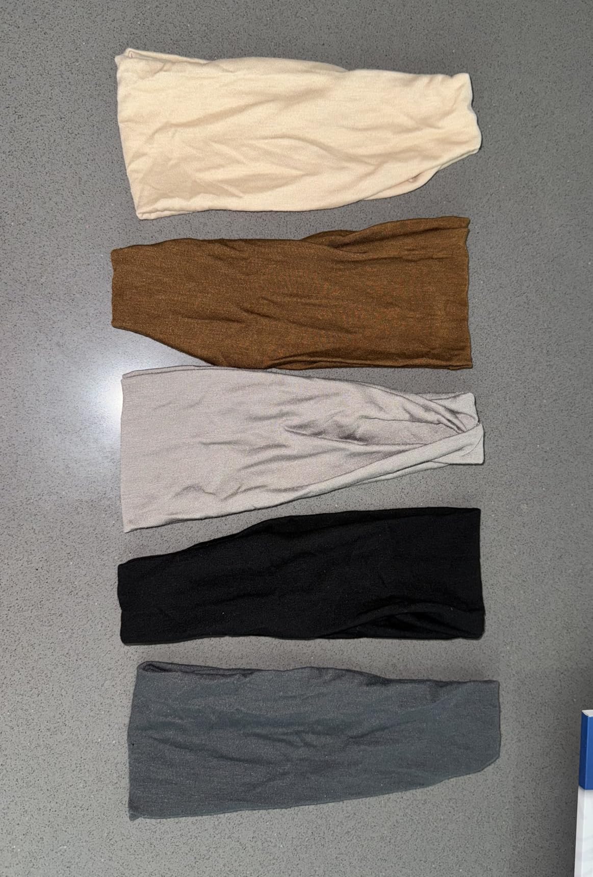 Huachi Headbands for Women Non Slip - Wide Elastic Sports Sweatband Headbands, Soft Stretchy Hair Bands for Yoga, Workout, Running & Daily Use, 6 Pack Thick Head Bands customer photo 1