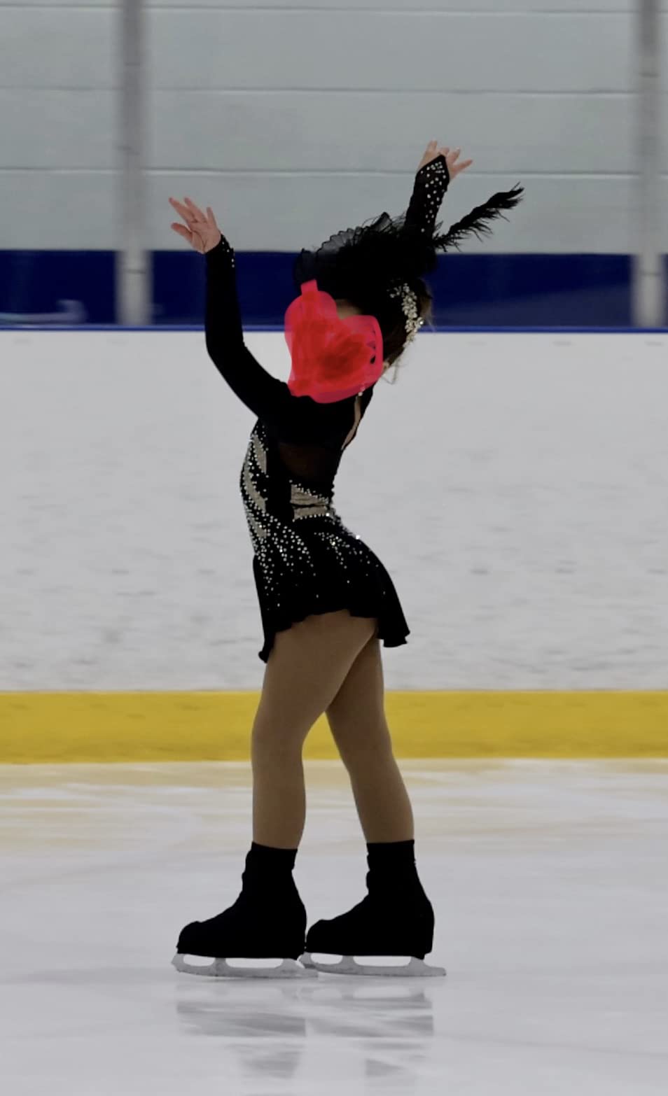 Figure Skating Dress/Italian Fabric, Made in Europe customer photo 2