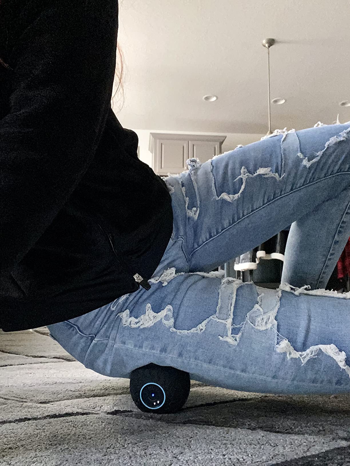 TheraGun Therabody WaveRoller - High Density Foam Roller for Body and Large Muscles. Bluetooth Enabled with 5 Customizable Vibration Frequencies in Therabody App customer photo 1