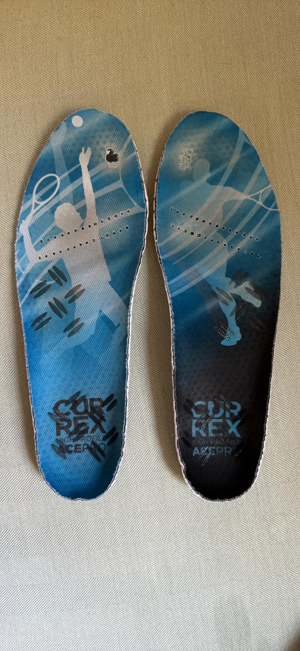 CURREX AcePro, Arch Support Insoles for Tennis, Field Hockey, Racquetball, Net Sports, Increase Performance & Agility, Court Based Sports Inserts for Men & Women (High Arch, Small) customer photo 2