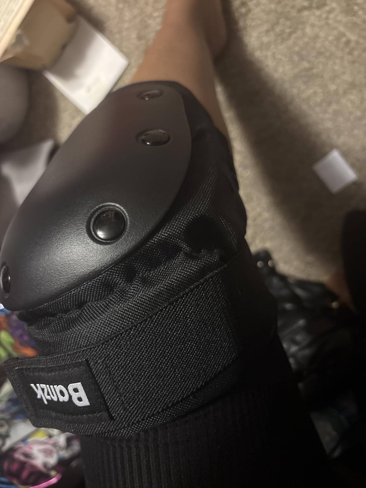 Adult Knee Pads Elbow Pads Wrist Guards for Adult Kids 6 in 1 Protective Gear Set for Skateboarding Biking Roller Skating Cycling Outdoor Sports Black L customer photo 2