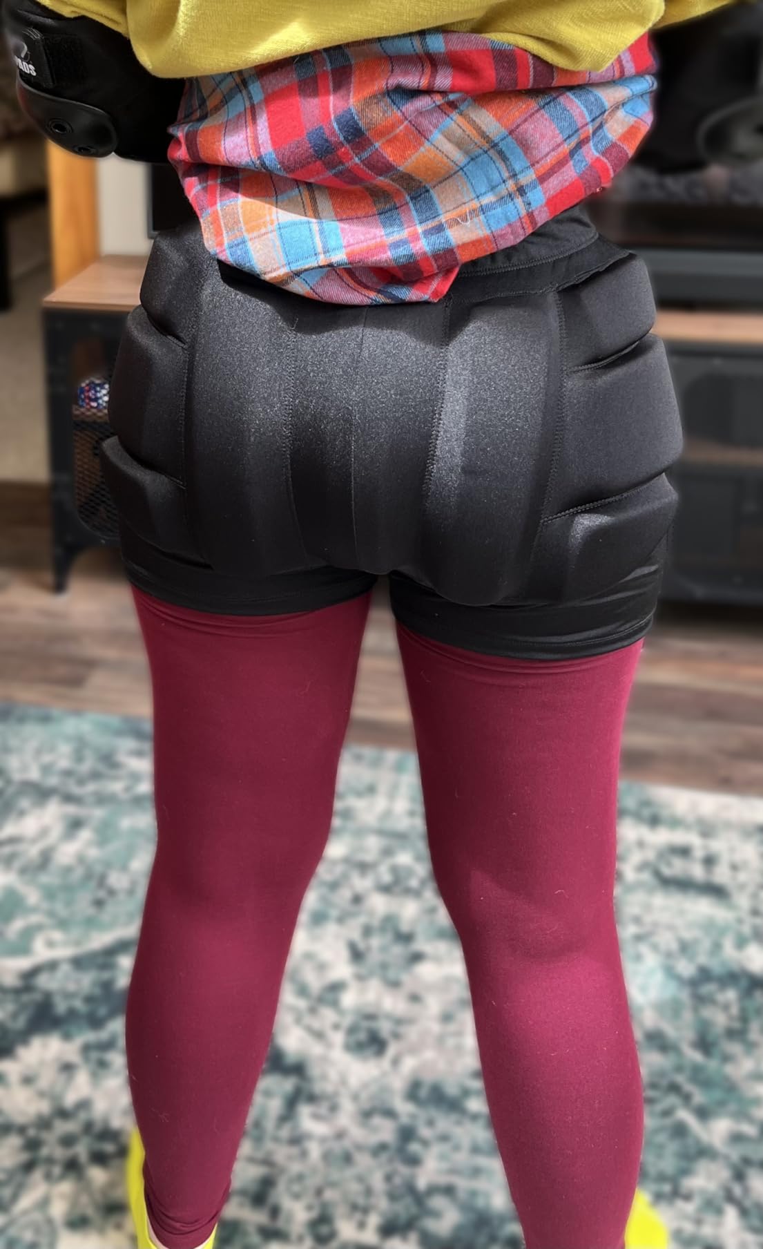 Skating Spirit Padded Shorts Protective Crash Pants Tailbone Hip Butt Pad for Ice Figure Roller Skating Skateboarding Skiing Snowboarding customer photo 1