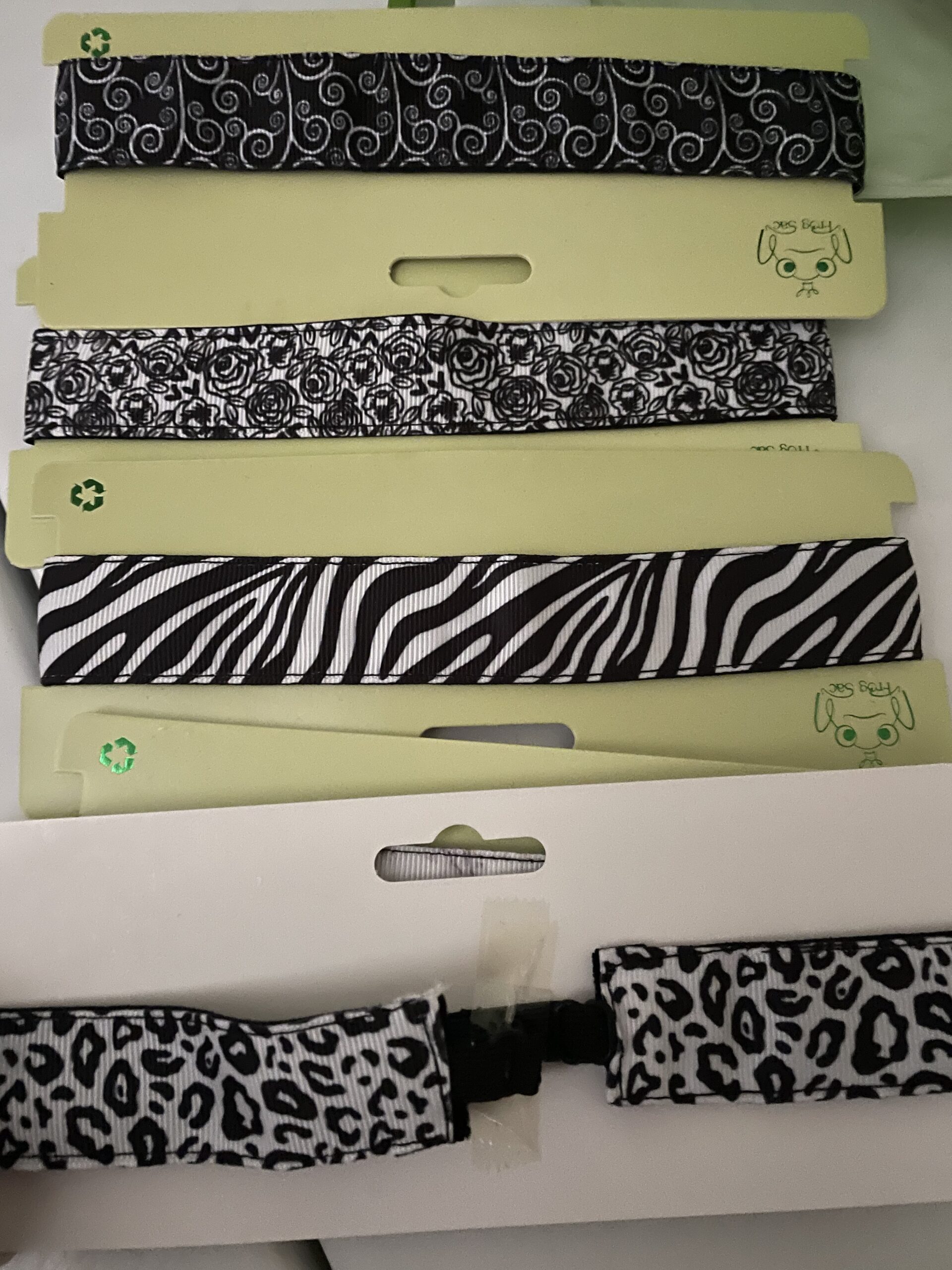 FROG SAC Headbands for Girls - 6 Adjustable No Slip Head Bands for Kids, Athletic Sport Hair Bands for Women, Stretch Elastic Headband, Fabric Hair Accessories for Children (Tie Dye 2) customer photo 2