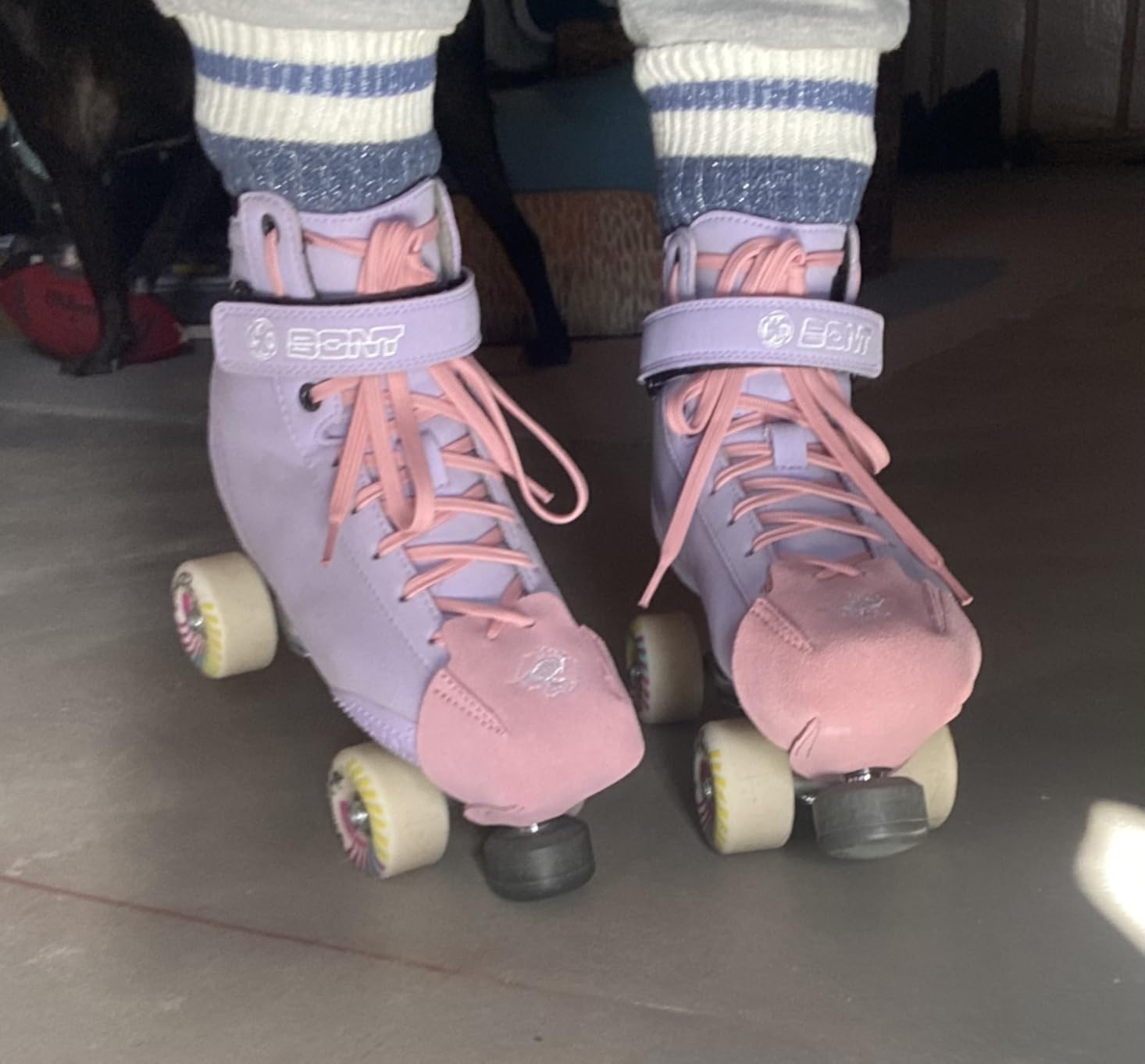 Bont Roller Skates - 100% Australian Suede Toe Cap Guard Protectors - Roller Skate Derby Speed - Pair customer photo 1