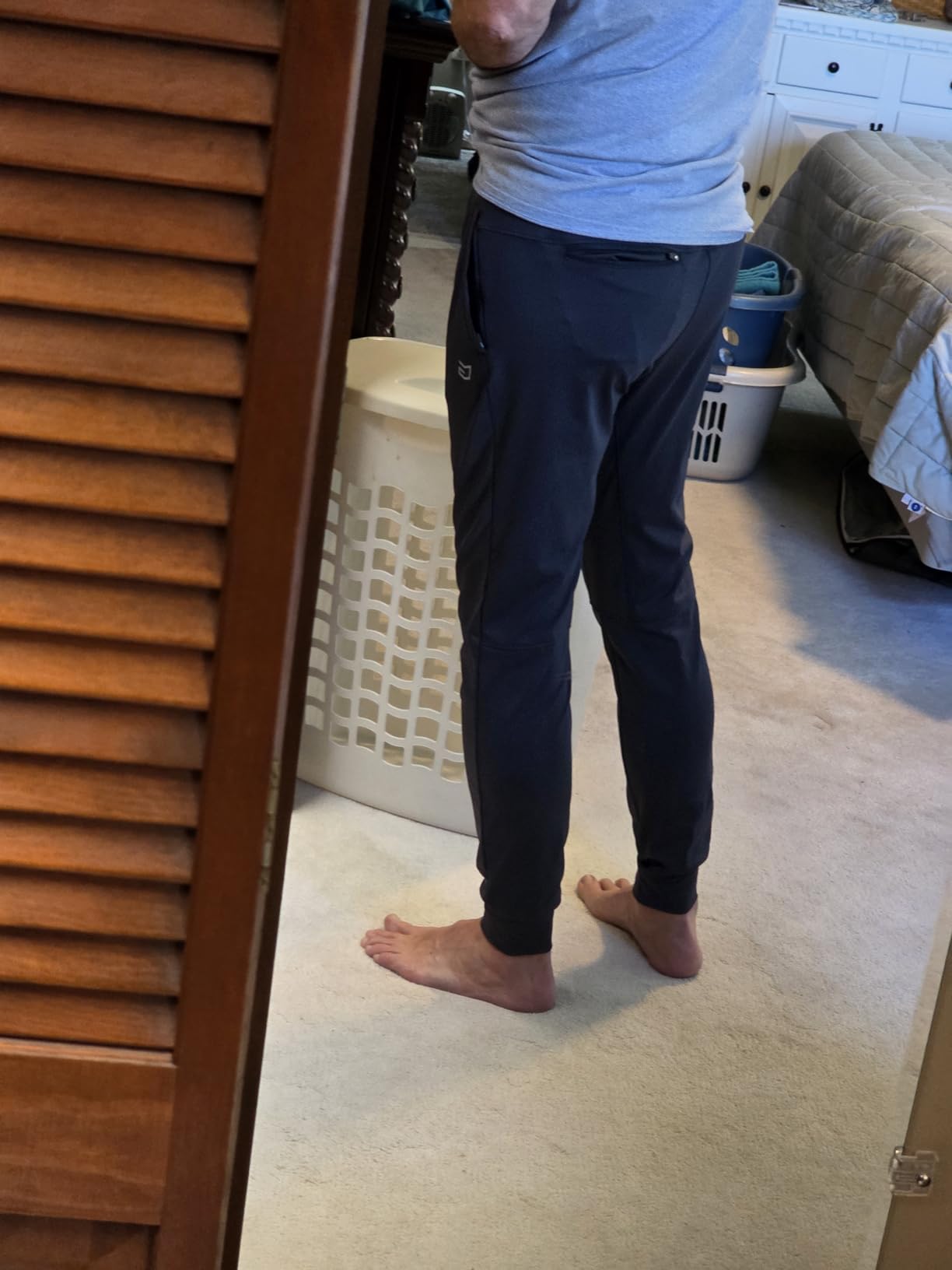 G Gradual Men's Sweatpants with Zipper Pockets Athletic Pants Training Track Pants Joggers customer photo 2