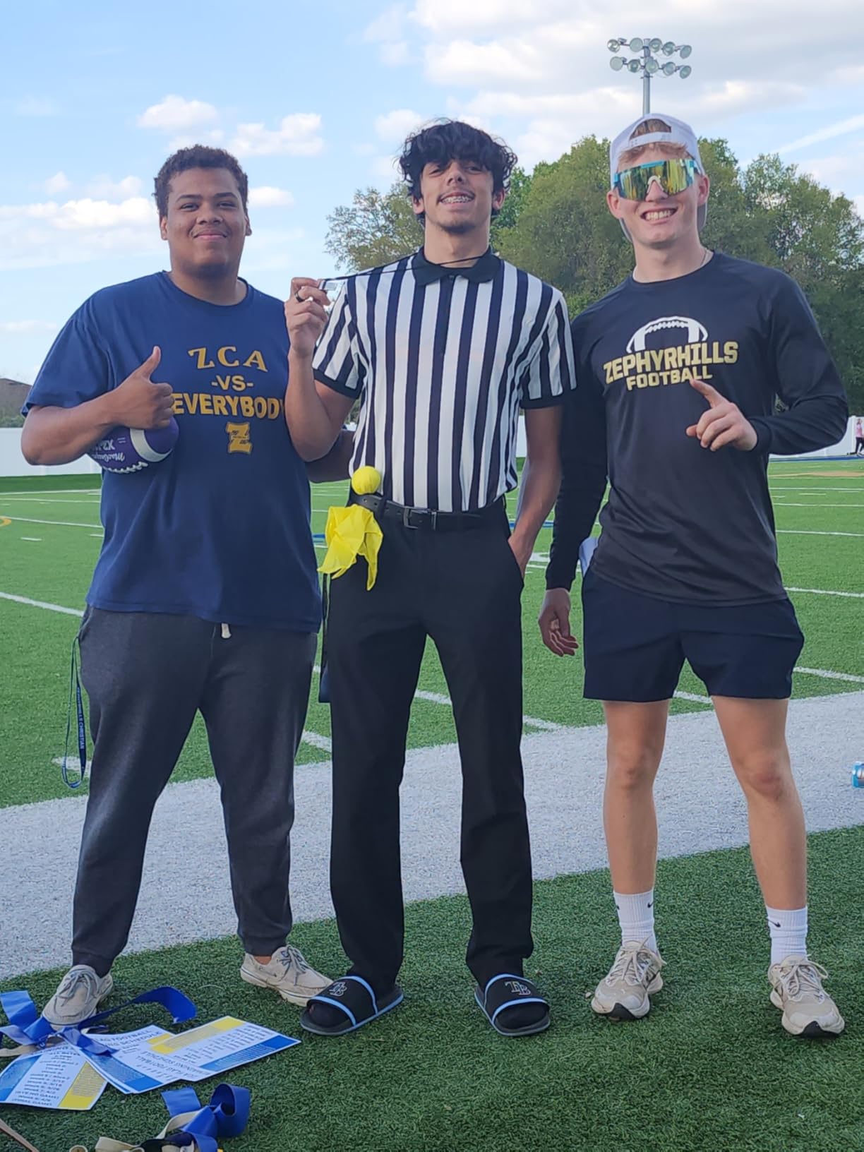 Syhood Referee Shirt Costume Men Women, Whistle Black and White Striped Football Soccer Official Ref Shirt Jersey customer photo 2