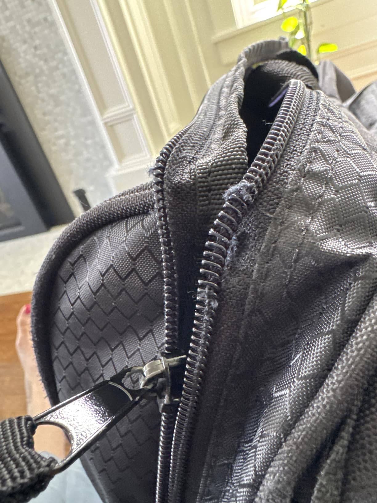 WARRIOR Q20 Wheel Hockey Bag, Black/Grey (Medium (32