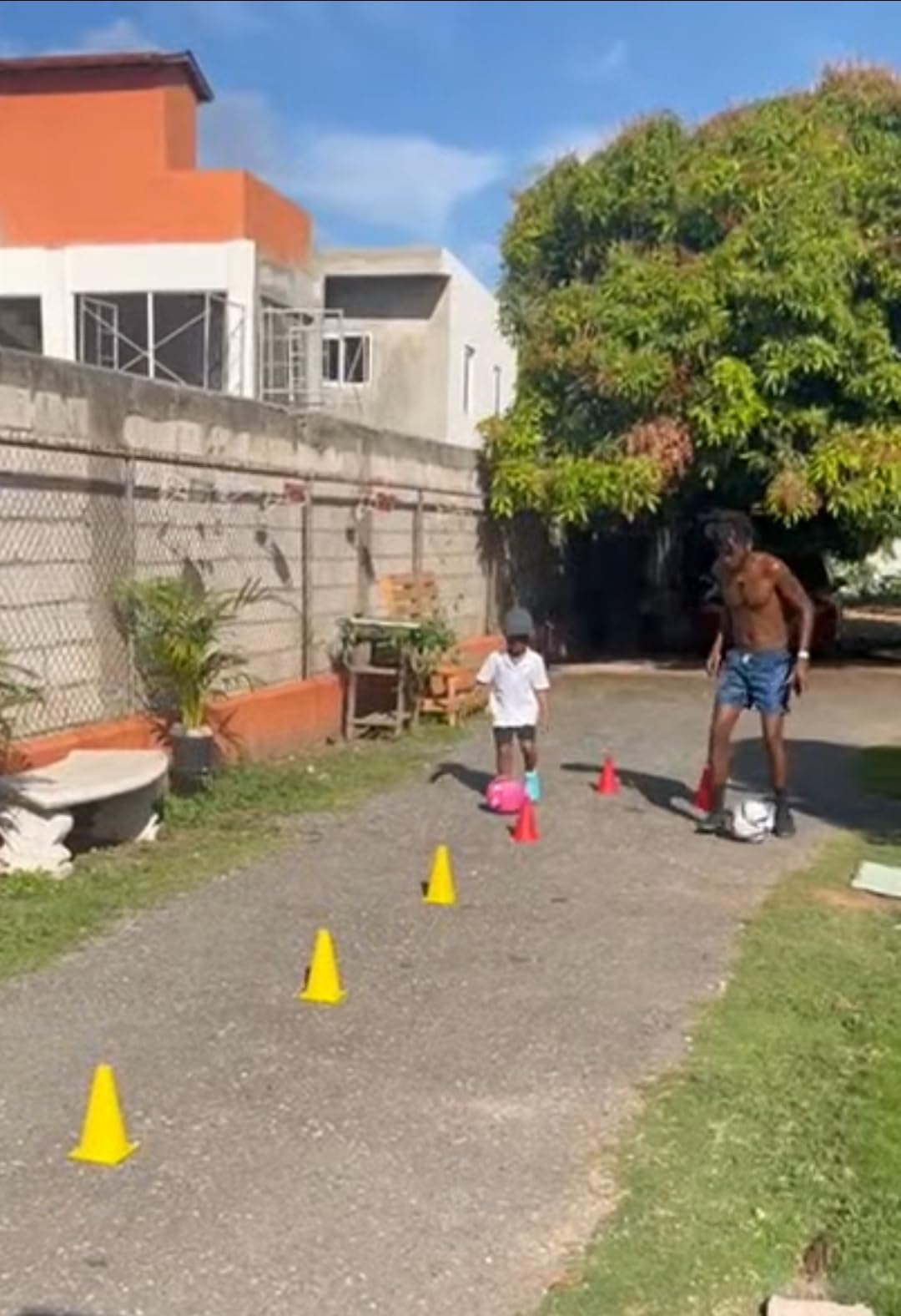 Agility Ladder Speed Training Equipment Set-20ft Agility Ladder,12 Soccer Cones,4 Hurdles, Jump Rope, Running Parachute| Basketball Football Soccer Training Equipment for Kids Youth Adults customer photo 1