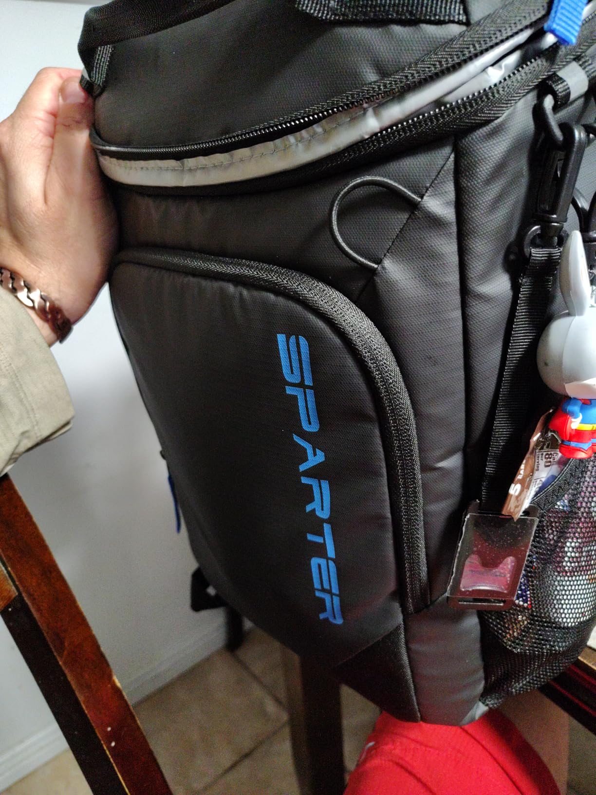 SPARTER Backpack Cooler Insulated Leak Proof 33/49 Cans, 2 Insulated Compartments Thermal Bag, Portable Lightweight Beach Travel Camping Lunch Backpack for Men and Women customer photo 1