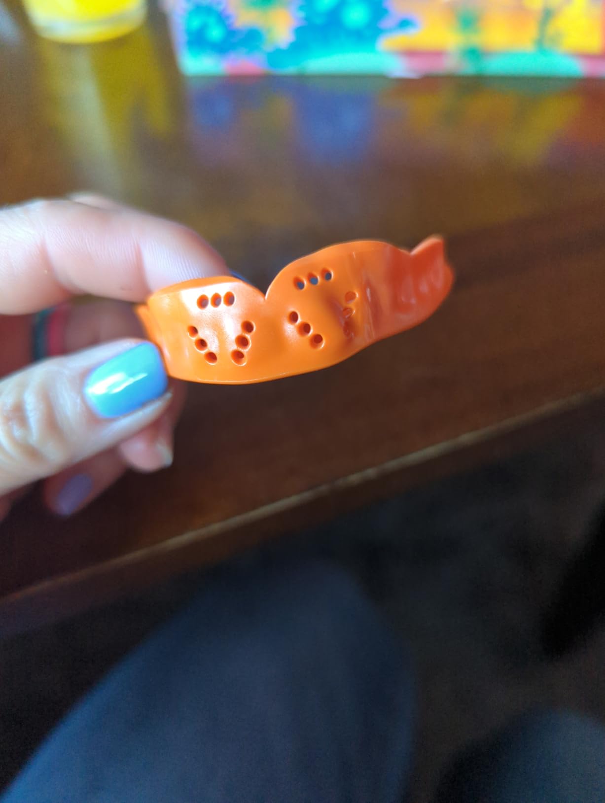 SISU 3D Mouthguard - Pre-Formed, Easy Fit Protection for Lacrosse, Football, Hockey, Team Sports - Remoldable Up to 20 Times - Non Toxic customer photo 2