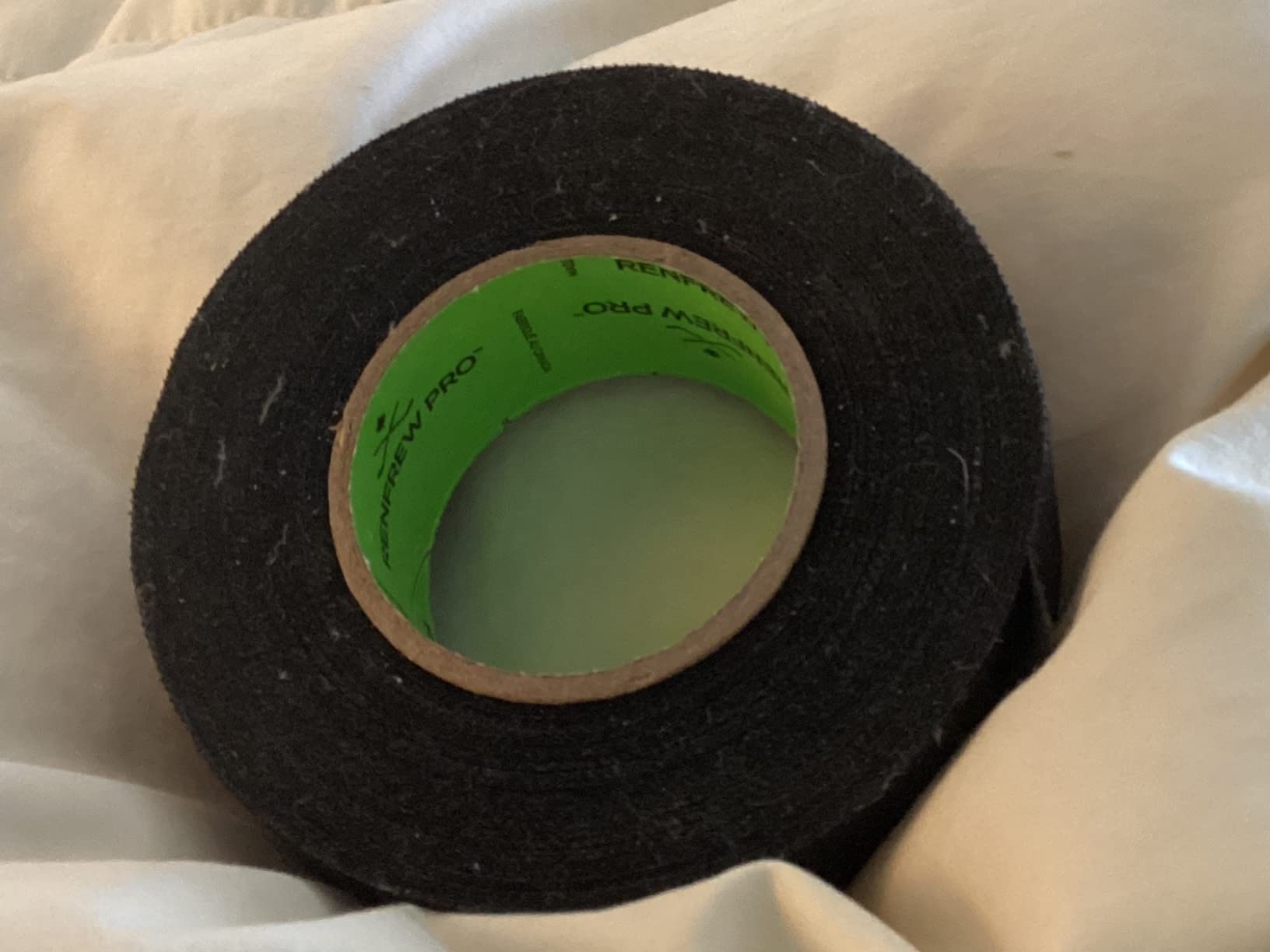 Renfrew pro Hockey Tape, Black, Pro-Blade Cloth Tape, Stick Knob & Blade, Easy Tear, 3 Rolls customer photo 1