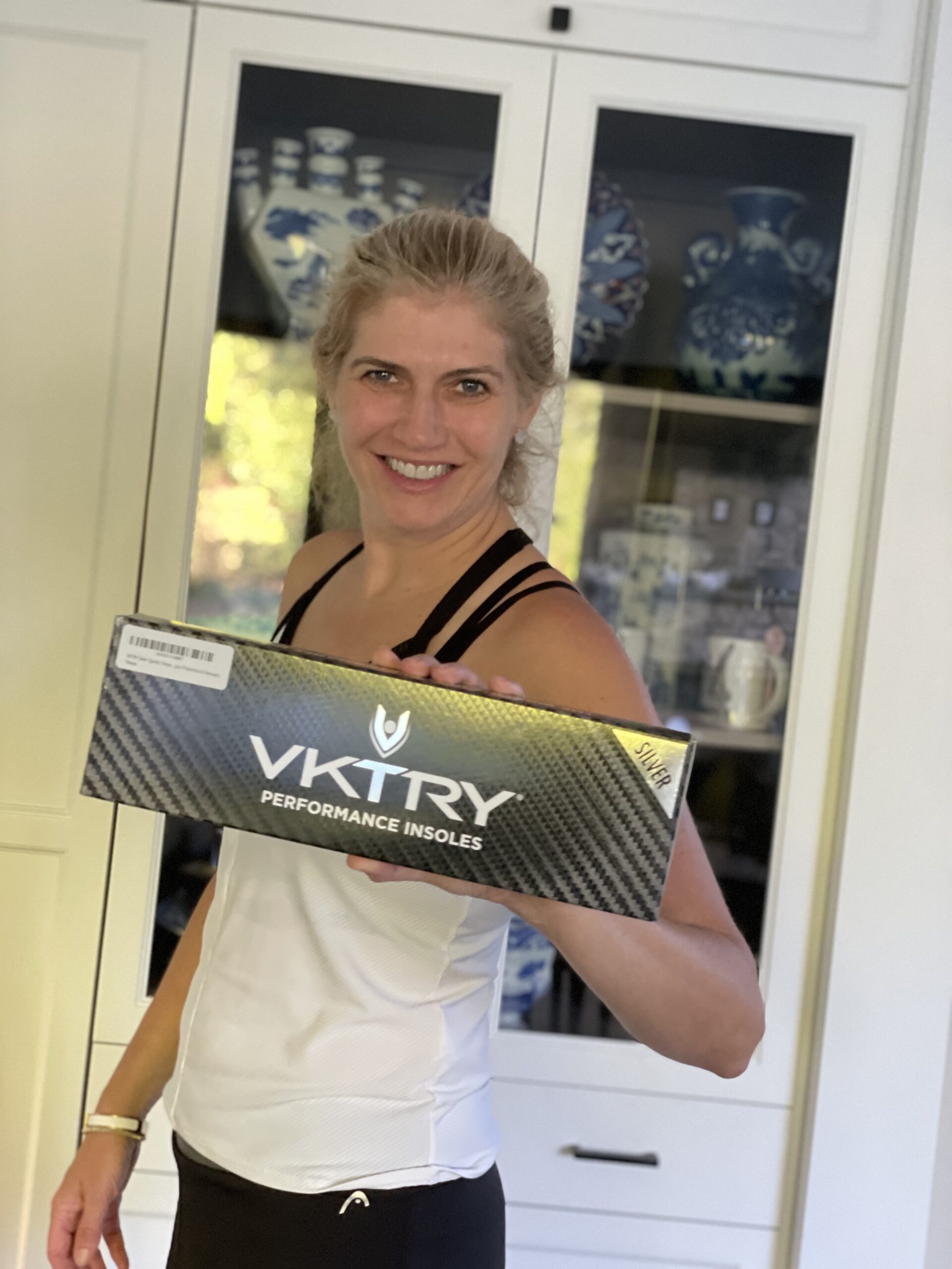 VKTRY Silver Performance Insoles - Carbon Fiber Composite Inserts for Athletes | Lightweight, Structured Arch Support, Shock Absorption, Energy Return, Stability customer photo 1