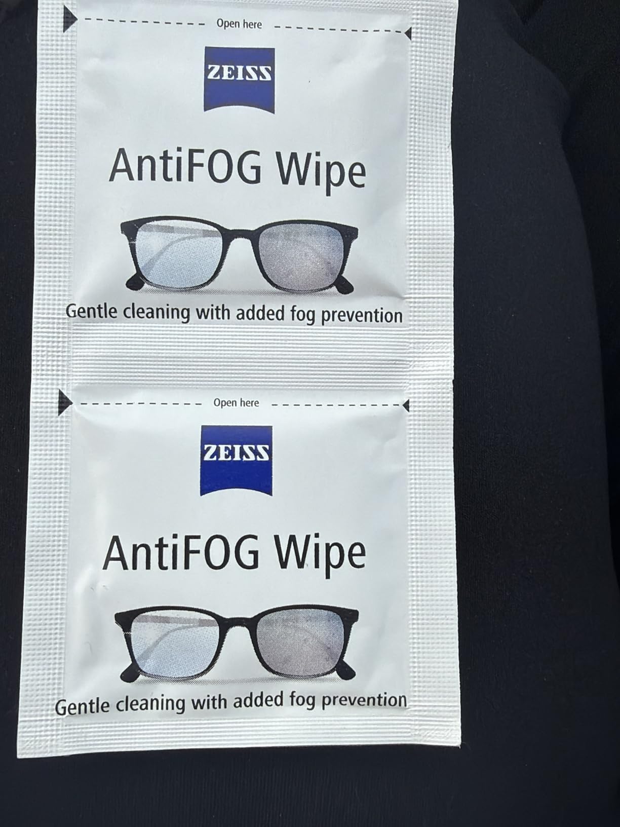 ZEISS AntiFOG wipes, 120 count customer photo 1