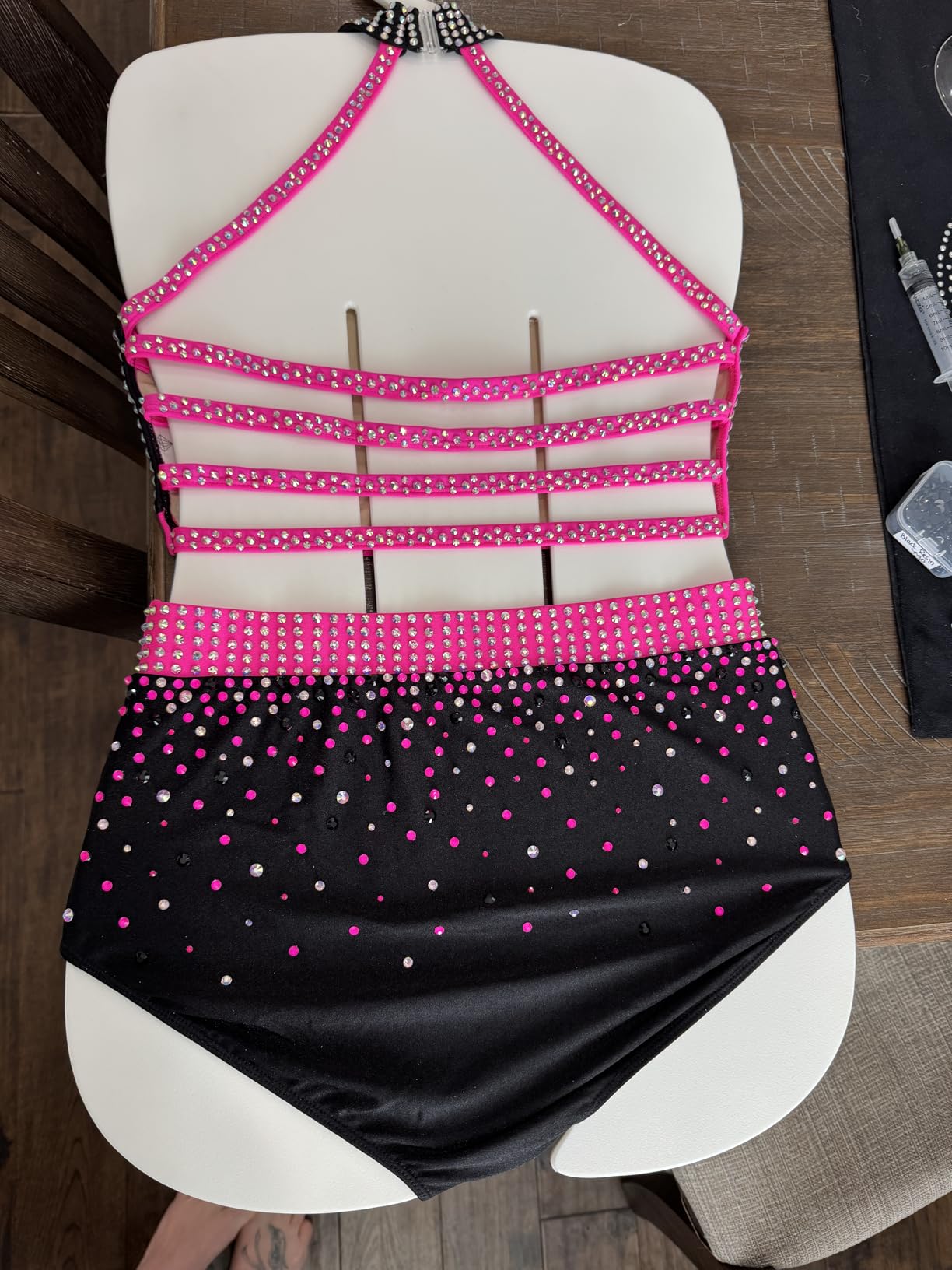 Kinetic Bands - Rhino-Stone Board - Unique Non-Stick Design Rhinestone Board | Add Flat Back Hot Fixed Rhinestones to Any Dance or Gymnastics Costume/Uniform - Bedazzle Fabric Crafts customer photo 1