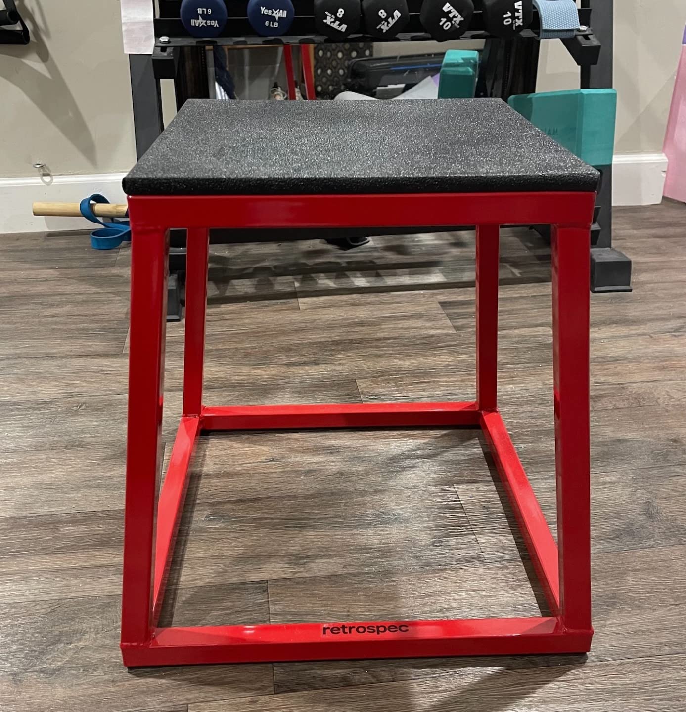 Retrospec Leap Plyo Box Jump Platforms for Home Gym Plyometric Jumping, Strength Training & Jump Box Exercise, 12