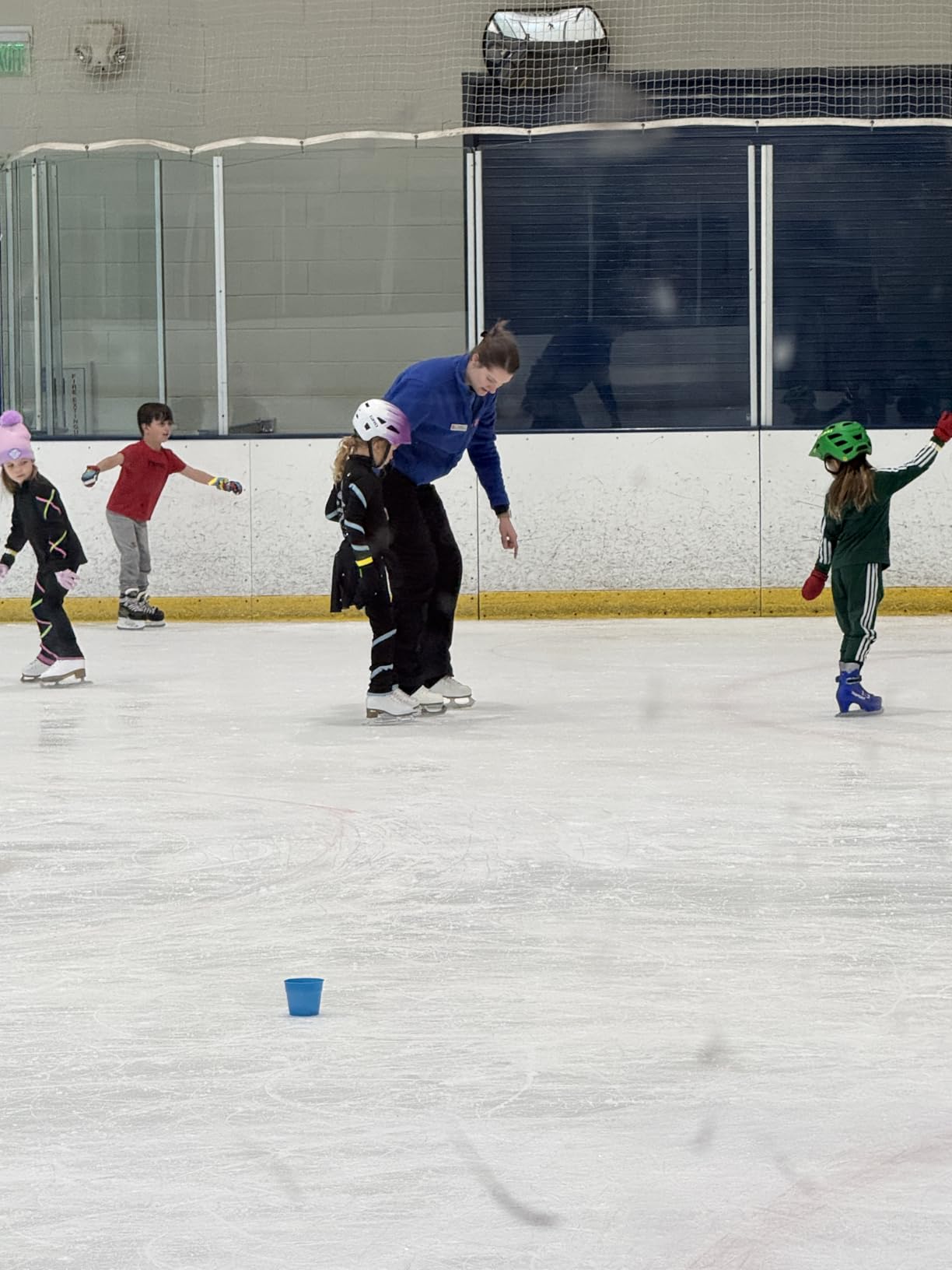 Figure Skating Spiral Jacket Pants Fleece Pants for Girls Black Pants for Women customer photo 1