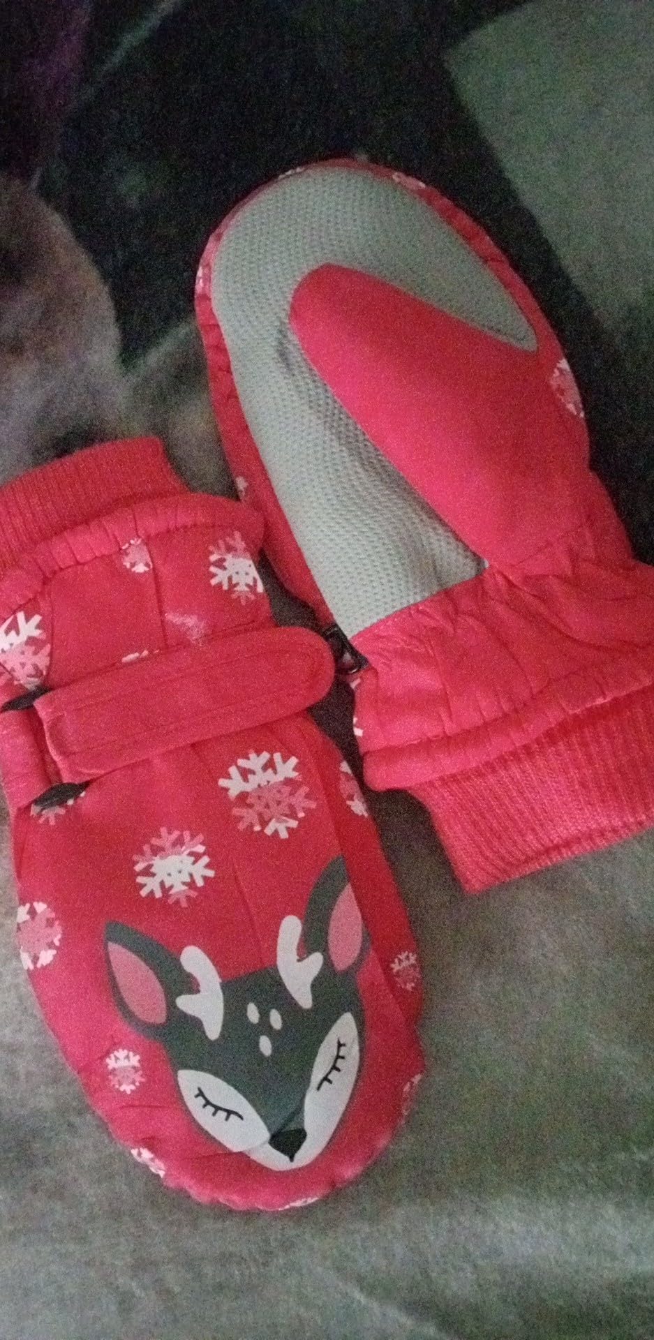 American Trends Toddler Mittens Winter Snow Glove waterproof mitten Warm Fleece Kid Ski Gloves for Boys Girls customer photo 1