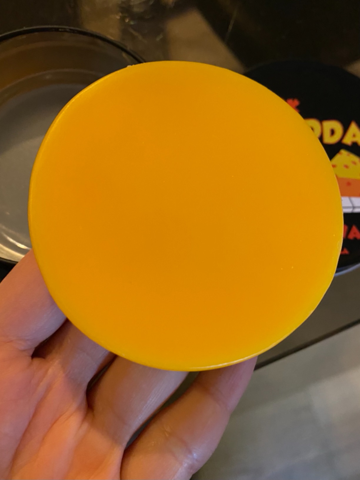 Franklin Sports Hockey Stick Wax - Maximum Grip Wax - Orange Vanilla Scent - Stick Cheddah - Reusable Tin Included customer photo 1