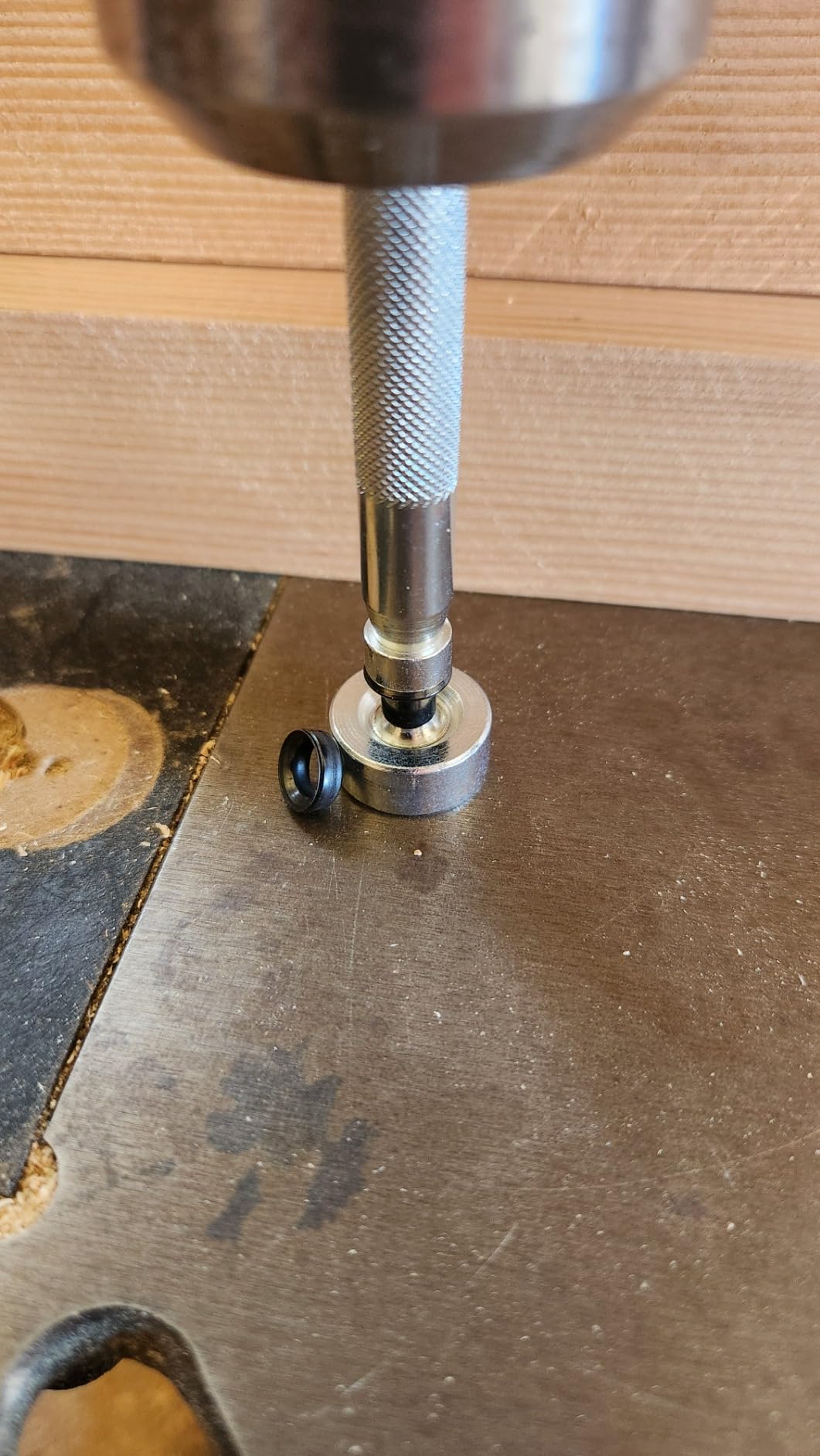 Eyelet Hand Setter & Eyelet Combo Kit - Includes (1)(#6 Hand Setter) + (100)(#6-9 Black Eyelets) - for DIY Kydex & Leather Holster Making, Upholstery, and Apparel Binding customer photo 2