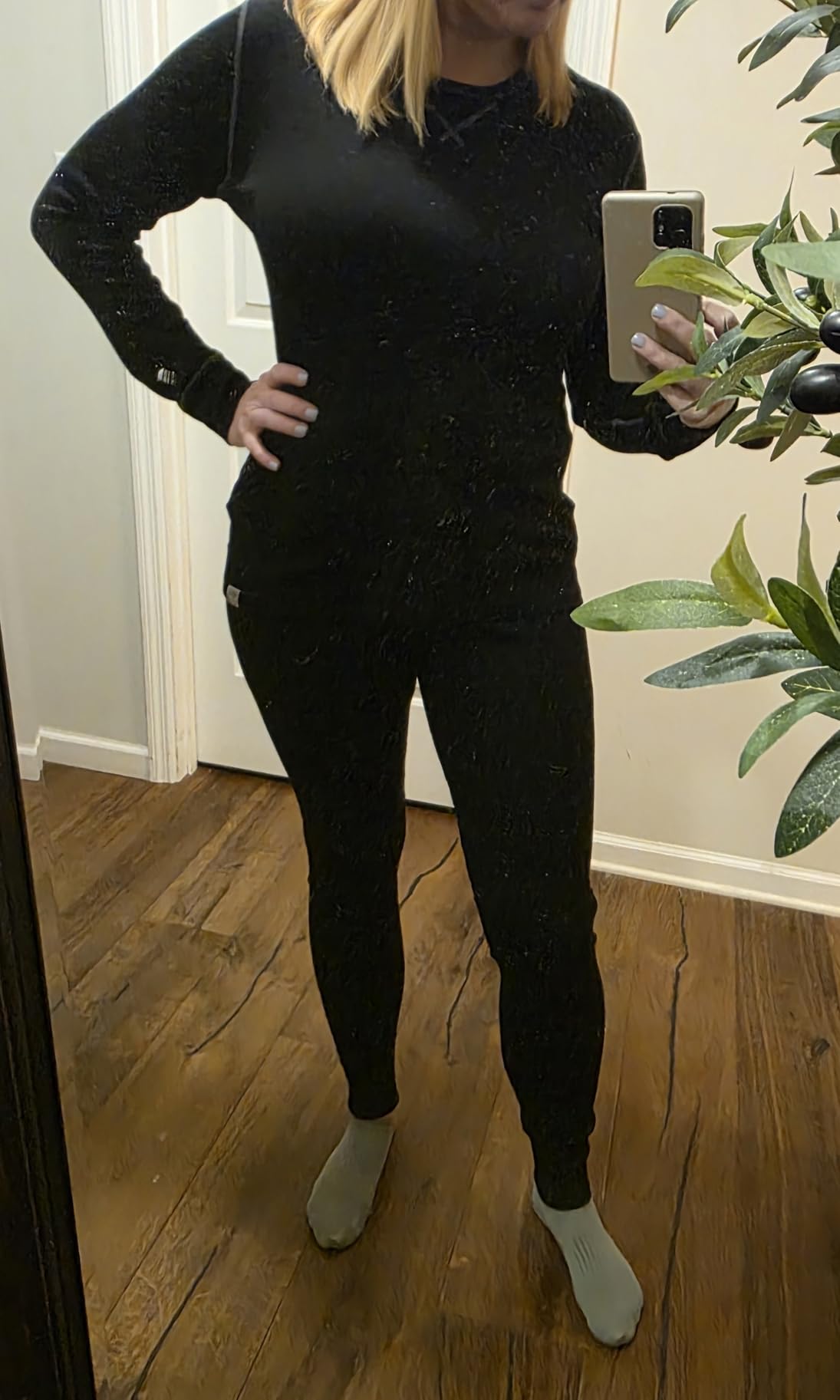 Merino.tech Merino Wool Base Layer Mens Set - Heavyweight, Midweight, Lite Merino Wool Thermal Underwear For Men Top, Bottom customer photo 2