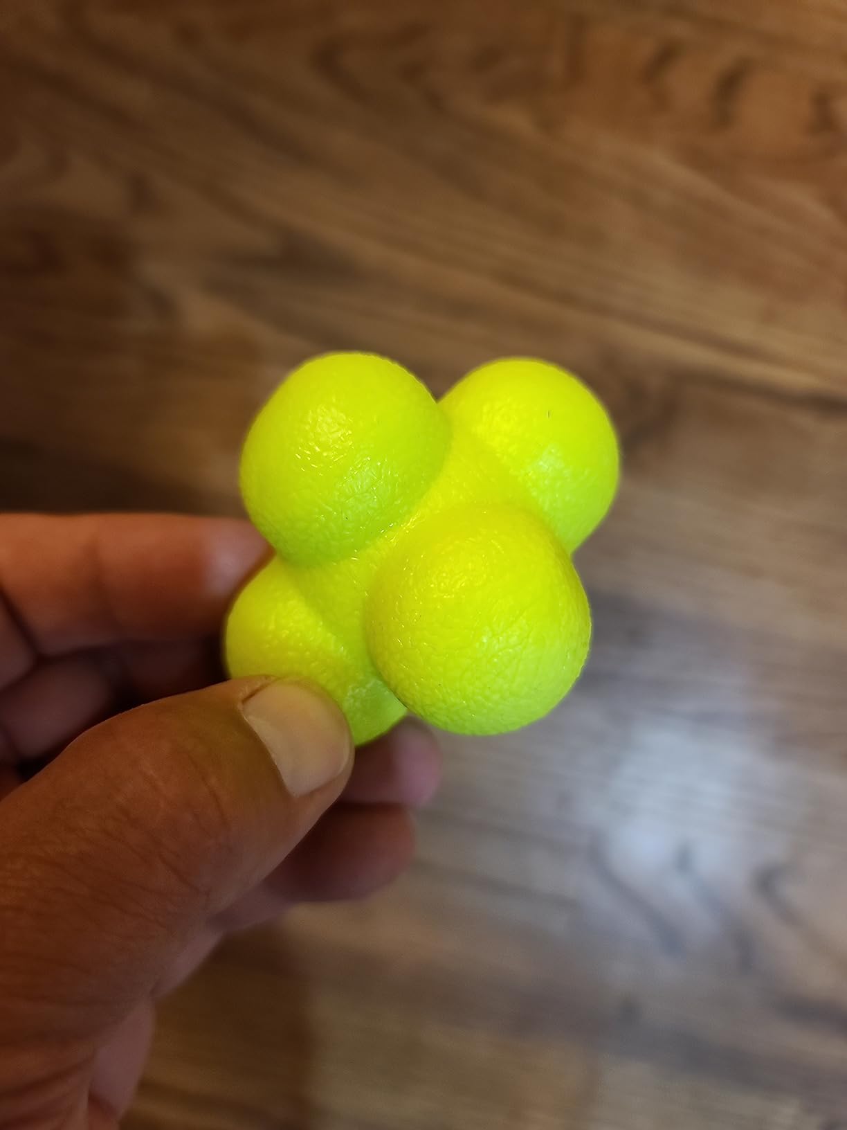 AIRLAXER Reaction Ball,Reflex Ball for Hand Eye Coordination Training,2.83 inch,Pack of 3-Orange,Yellow,Green customer photo 2