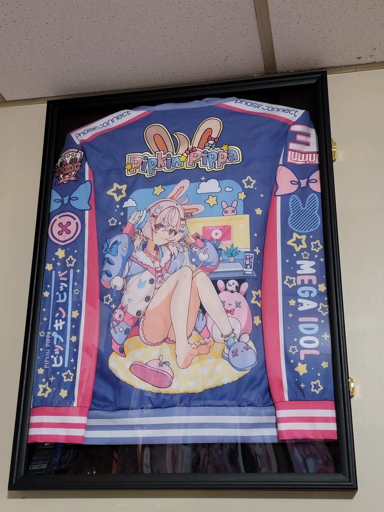 Jersey Frame Display Case - Jersey Display Frame Shadow Box for Jersey Display Case with UV Protection Acrylic Panel Gold Locks for Baseball Basketball Football Soccer Hockey Sport Shirt Black customer photo 1