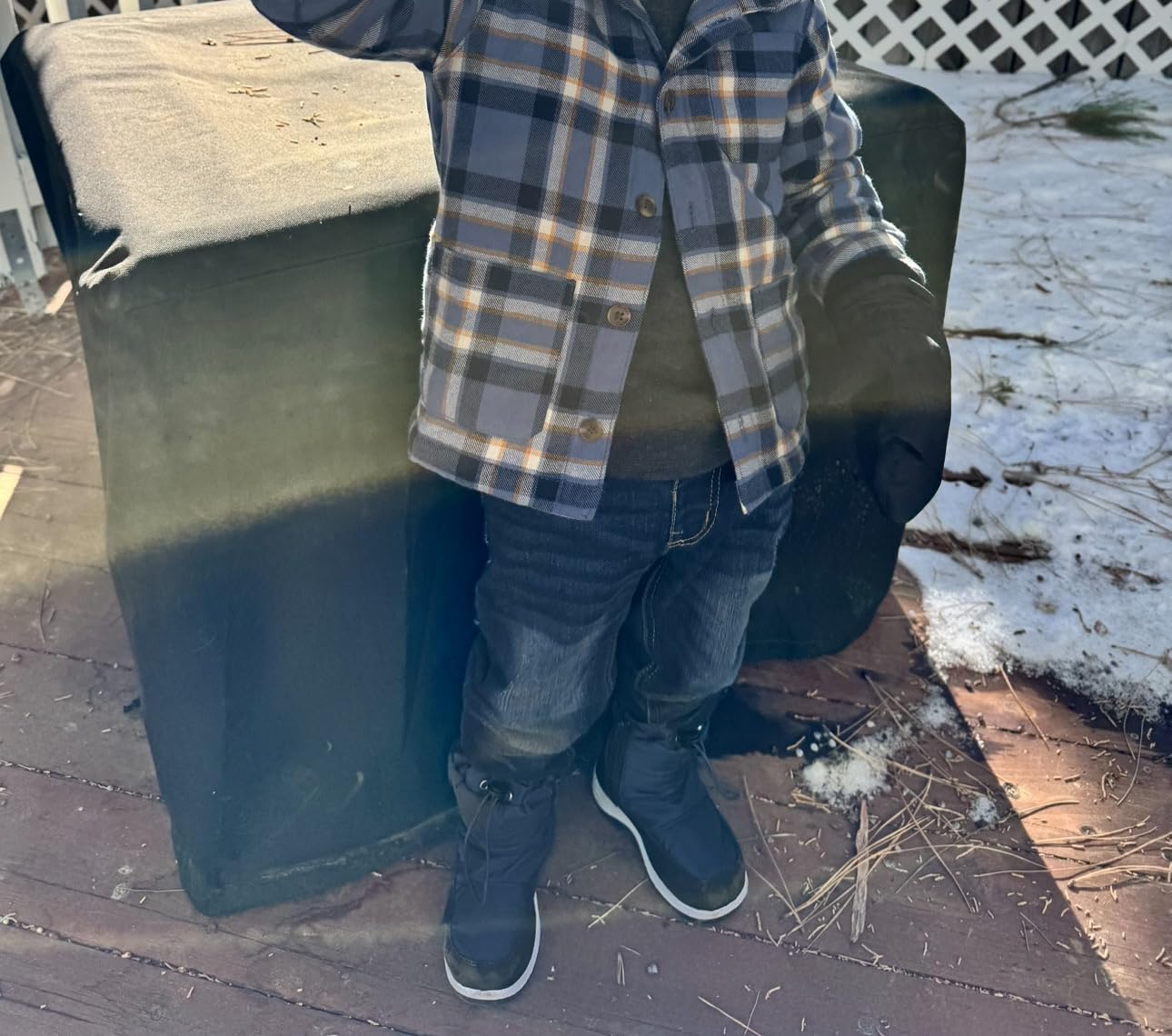 American Trends Toddler Mittens Boys Snow Waterproof Ski Mitten Fleece Warm Winter Kids Gloves for Baby Boy Girl customer photo 1