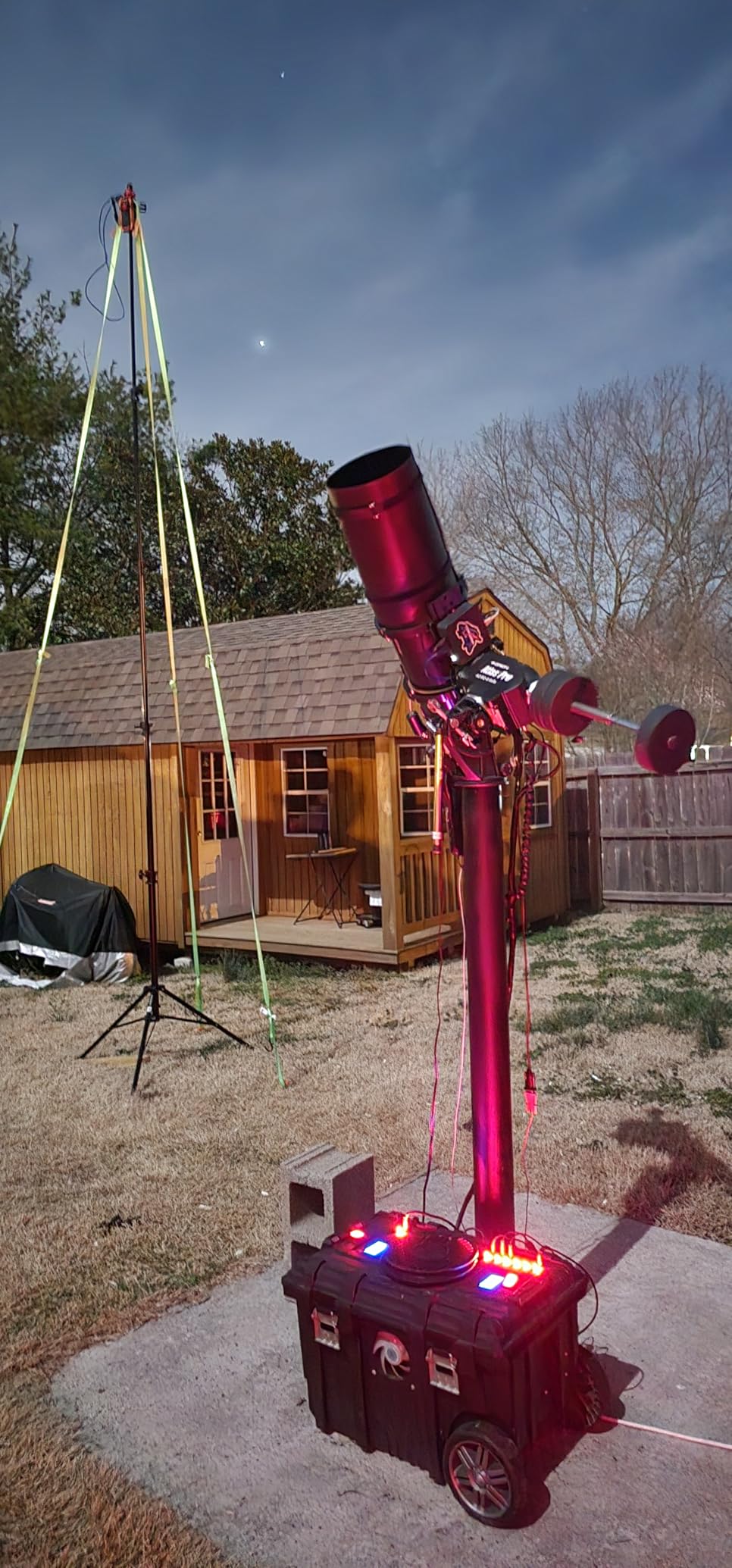 【16' Heavy Duty】 RAUBAY Extreme Tall Video Camera Sports Tripod Stand Air-Cushioned Telescoping Aluminium Alloy Light Stand with 1/4