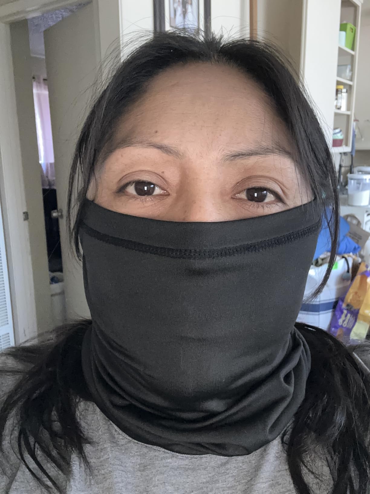 Neck Gaiter Bandana Face Mask: Sun Cooling Scarf Gator Cover Head for Men Women customer photo 1