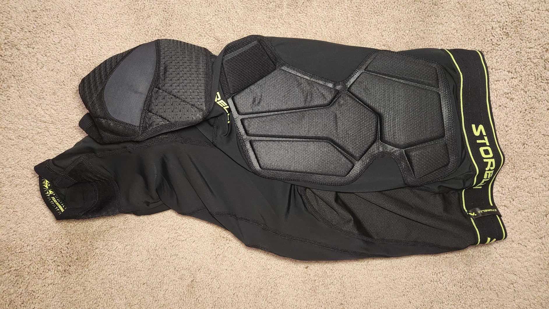 BodyShield 3/4 Goalkeeper Leggings 2, High-Impact Protection Sweat-Wicking, UV-Resistant Athletic Bottoms for Soccer customer photo 1