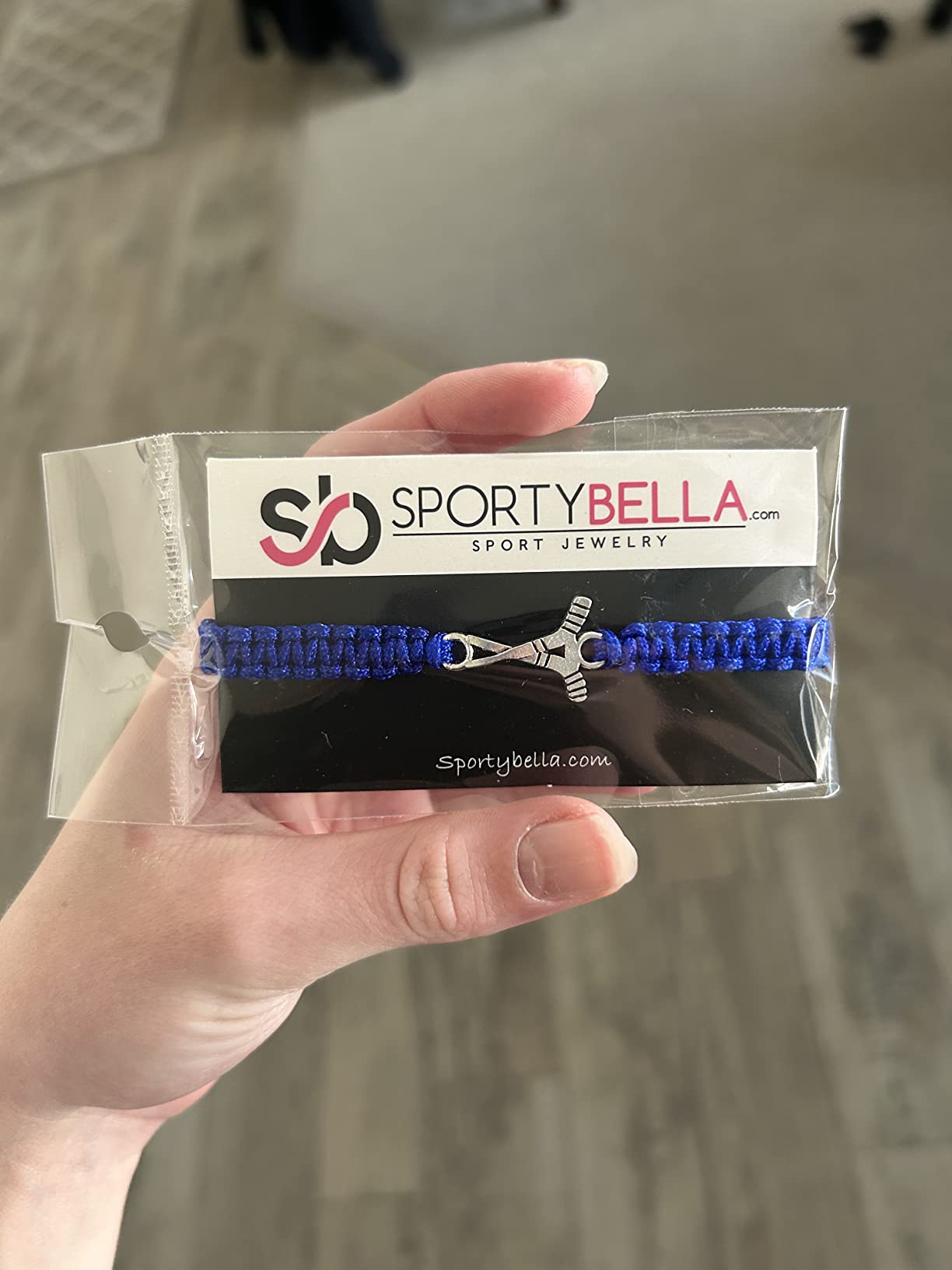 Sportybella Ice Hockey Bracelet, Hockey Jewelry Gifts, Gift for Hockey Players, Teams & Coaches customer photo 1
