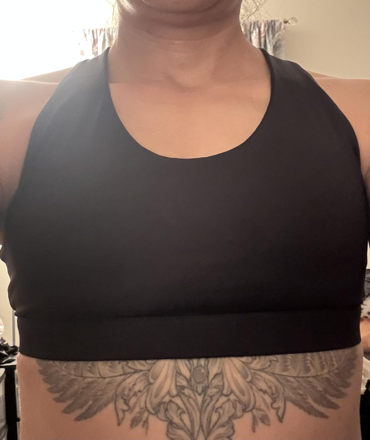 RUNNING GIRL Sports Bras for Women, Padded Strappy Sports Bras Criss-Cross Back Medium Support Sports Bras with Removable Cups customer photo 2
