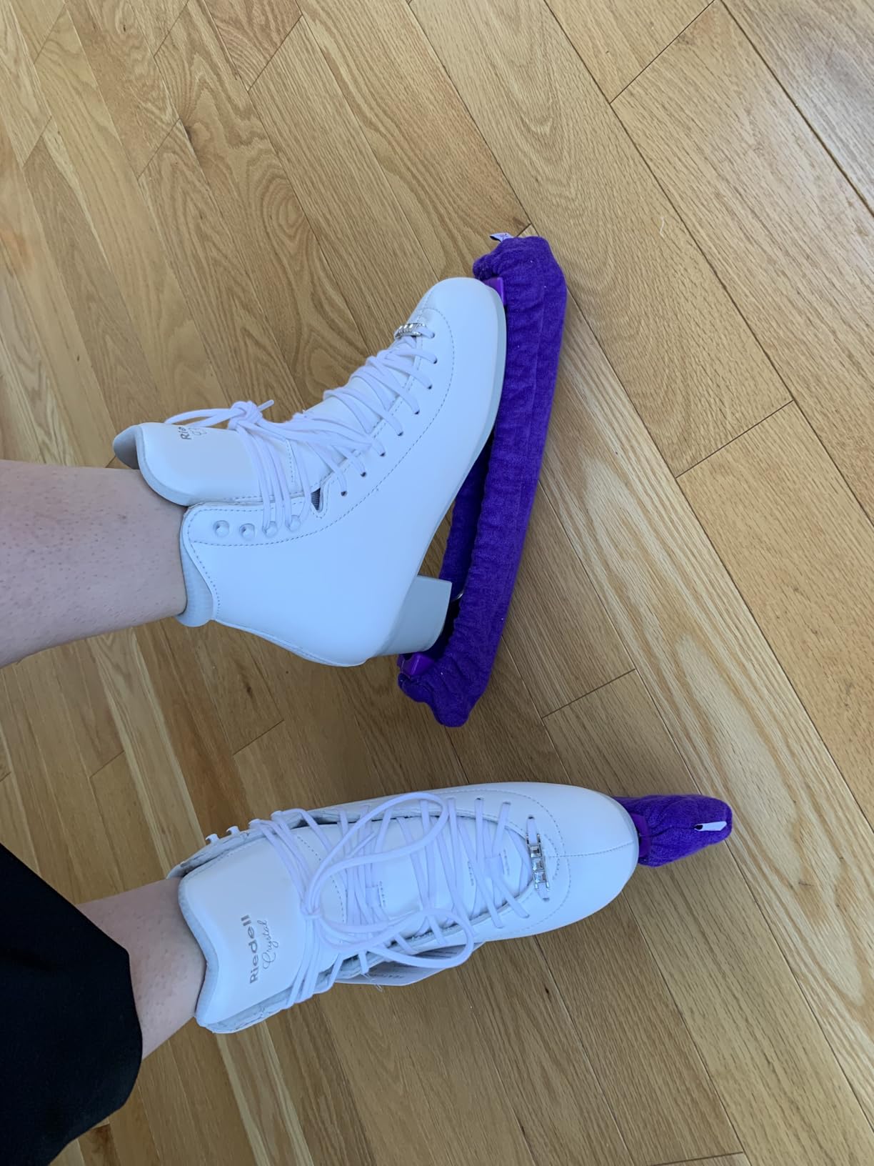 Riedell Crystal Adult Ice Skates for Women and Men - Sleek, Competitive Ice Skates with Moisture-Wicking Dri-Lex Lining and Stainless Steel Blade customer photo 2