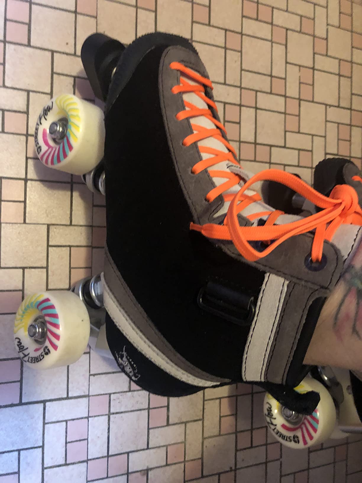 Bont Parkstar Black Suede Professional Roller Skates for Park Ramps Bowls Street - Rollerskates for Outdoor and Indoor Skating customer photo 2