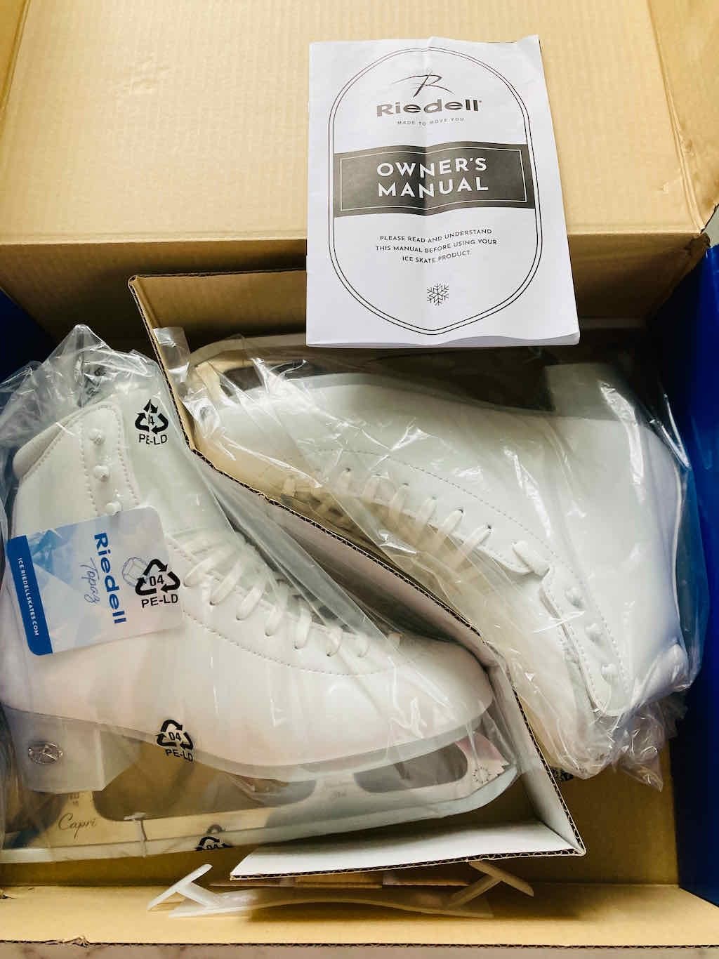 Riedell Topaz Adult Ice Skates for Women and Men - Supportive, Comfortable, Moisture-Wicking Adult Ice Skates customer photo 2